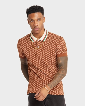 XXIII Printed Polo Brown HighDurability Yarn