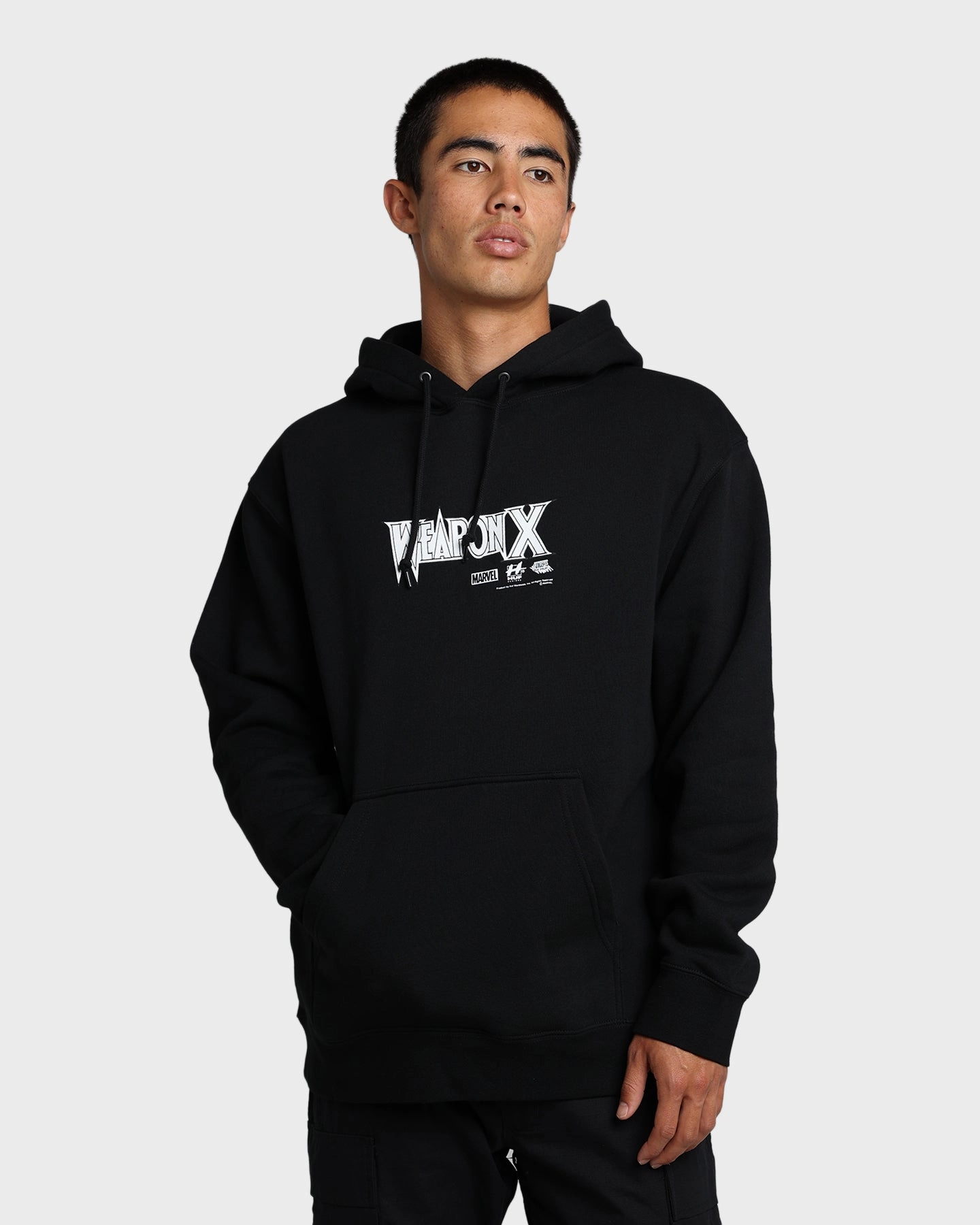 Abrasion Resistant Finish HUF X Marvel Weapon X Hoodie Black