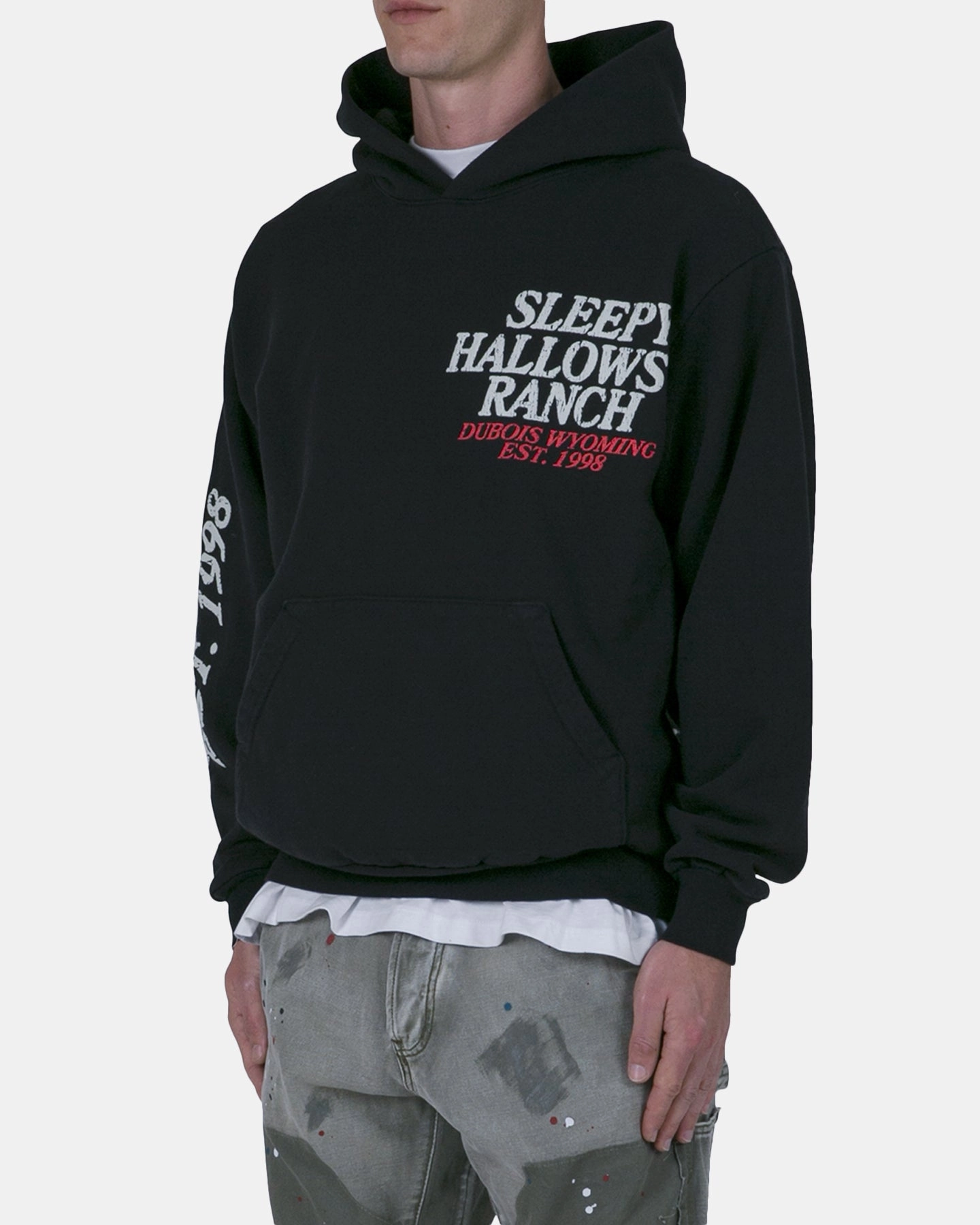MNML Sleepy Hallows Hoodie Off Black suitable for trade shows