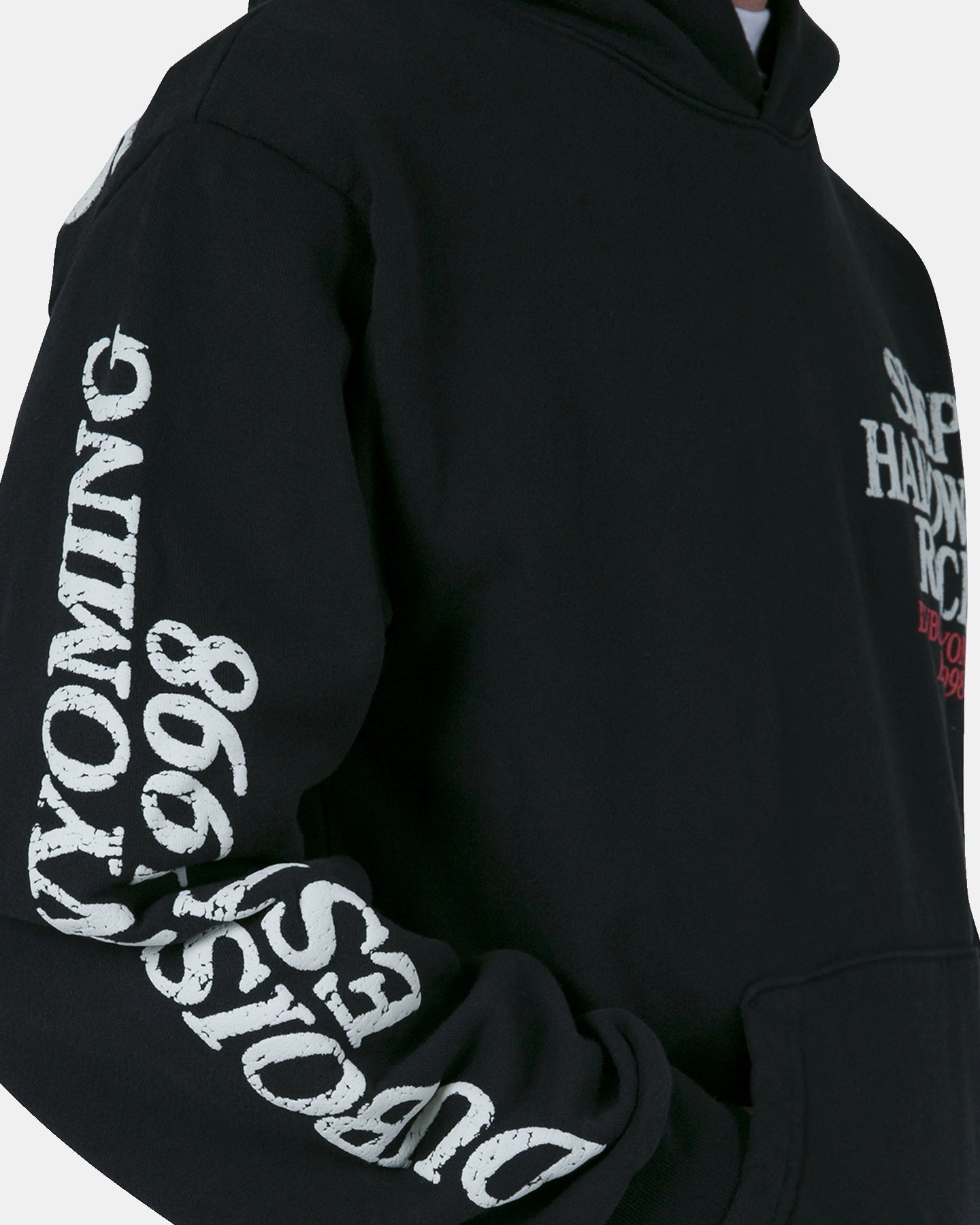 MNML Sleepy Hallows Hoodie Off Black Philanthropy Quick Access Pockets
