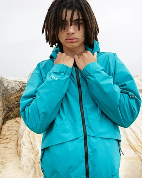 PYRA Terrain Shell Jacket Teal Fashion Vibe Discuss