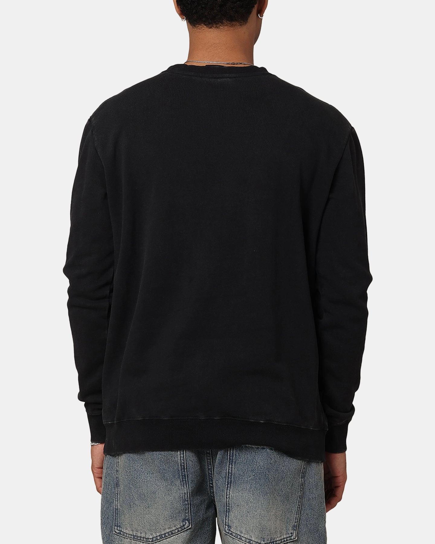 Midland Crewneck Sweater Washed Black Winter Style