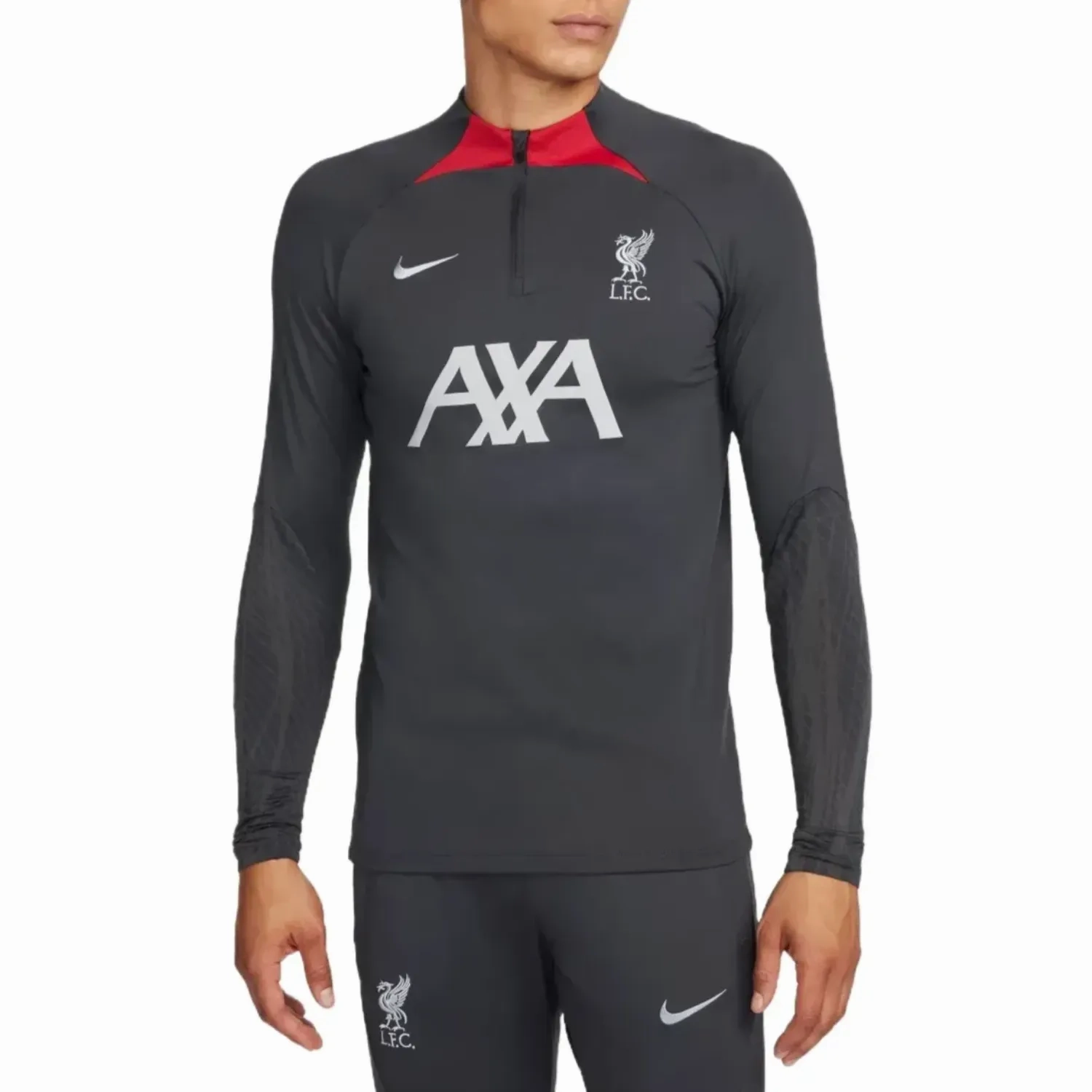 Sport Activewear Resilient Liverpool FC dark grey training technical tracksuit 2024 - Nike