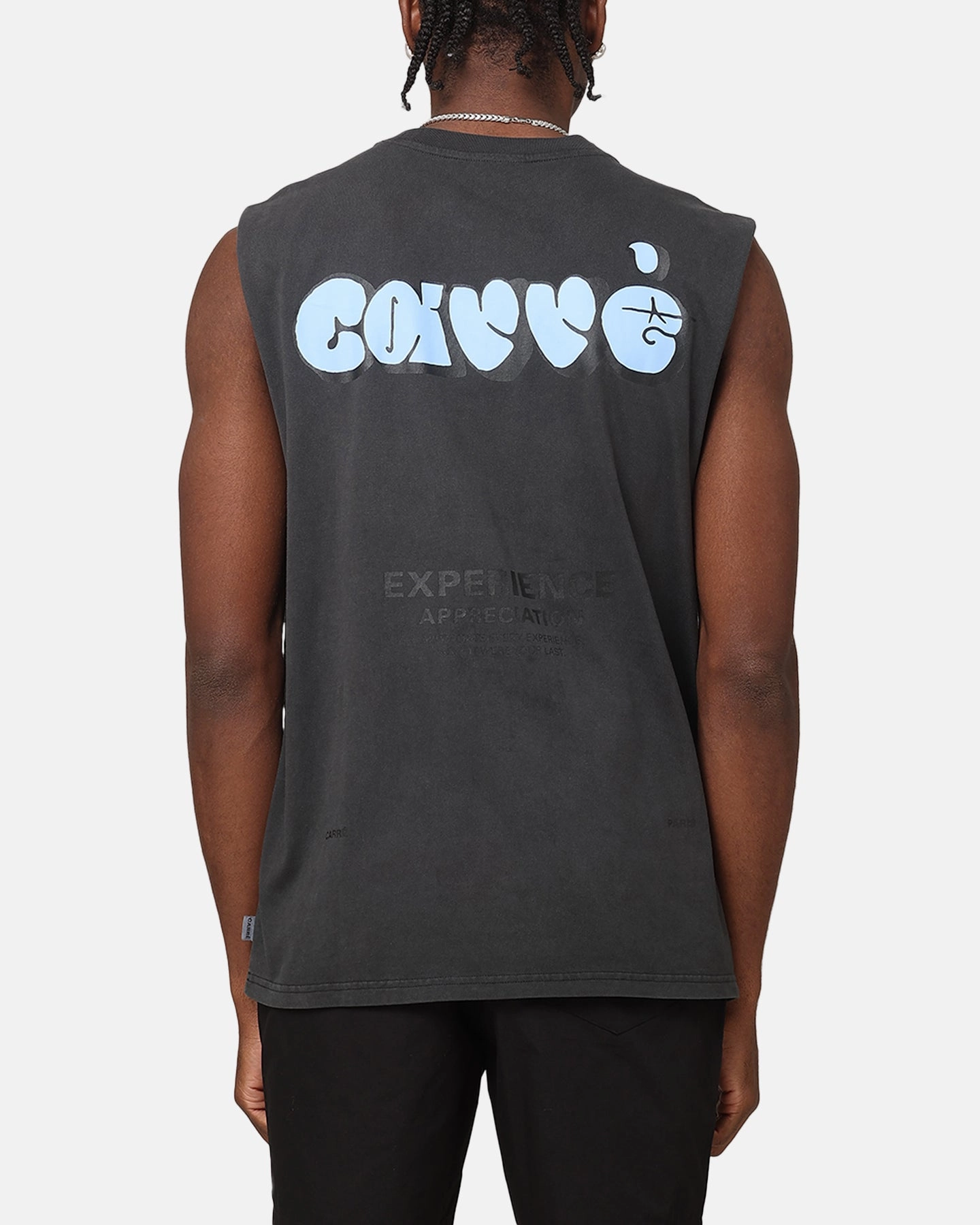 Carre Experience Muscle T-Shirt Black Wash SlimFitDesign