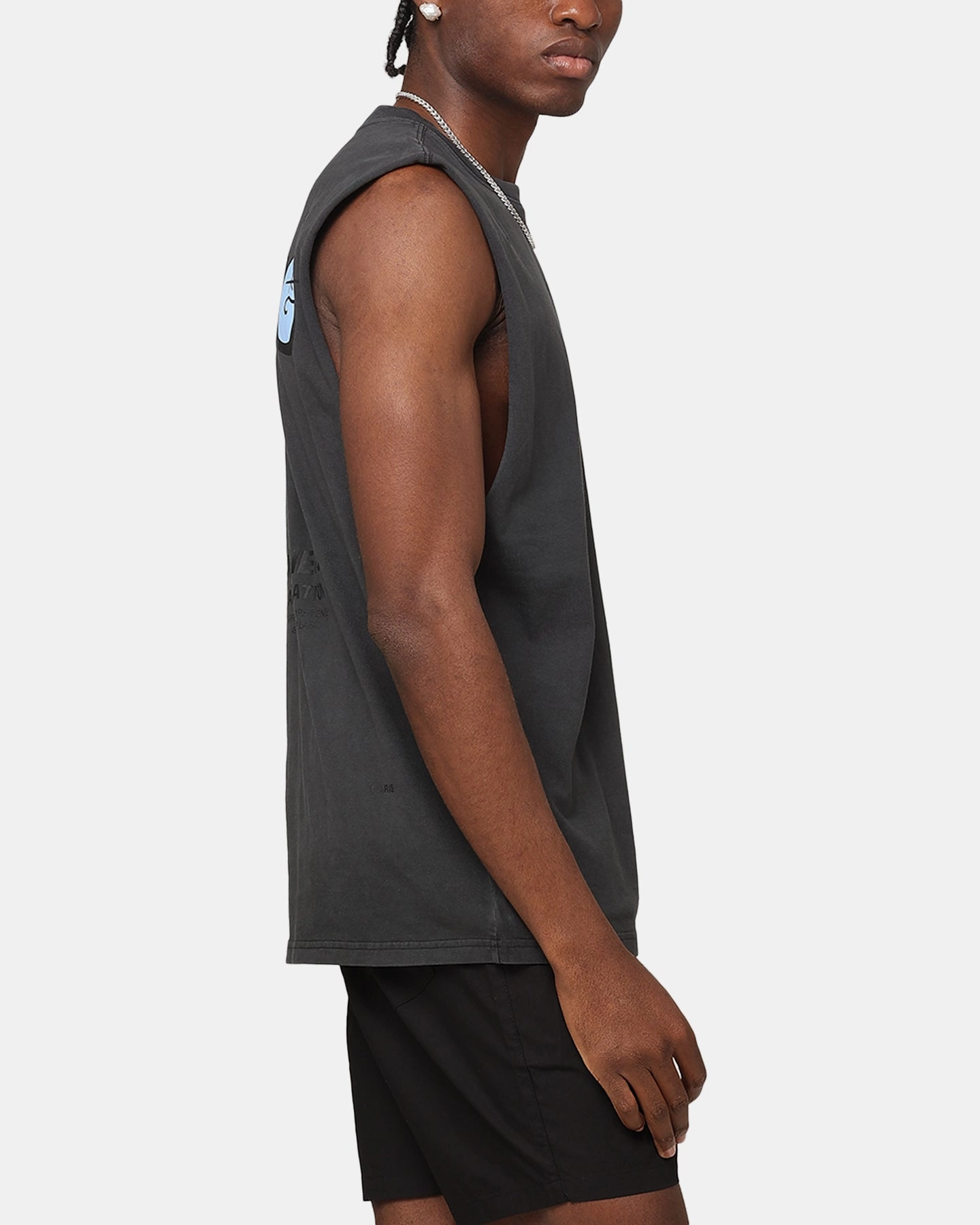 Carre Experience Muscle T-Shirt Black Wash Sporty Style Chic Wearable