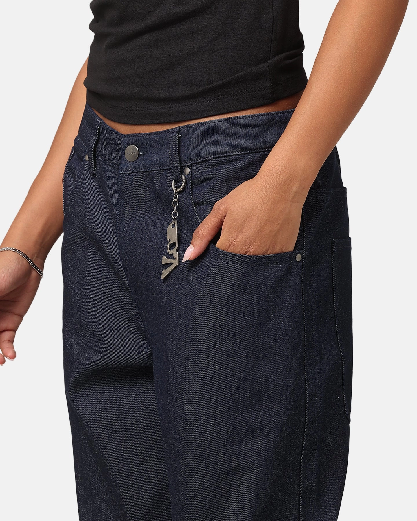 Everyday Favorite Stylish Vibes Saint Morta Amplus Jeans Indigo/Tan