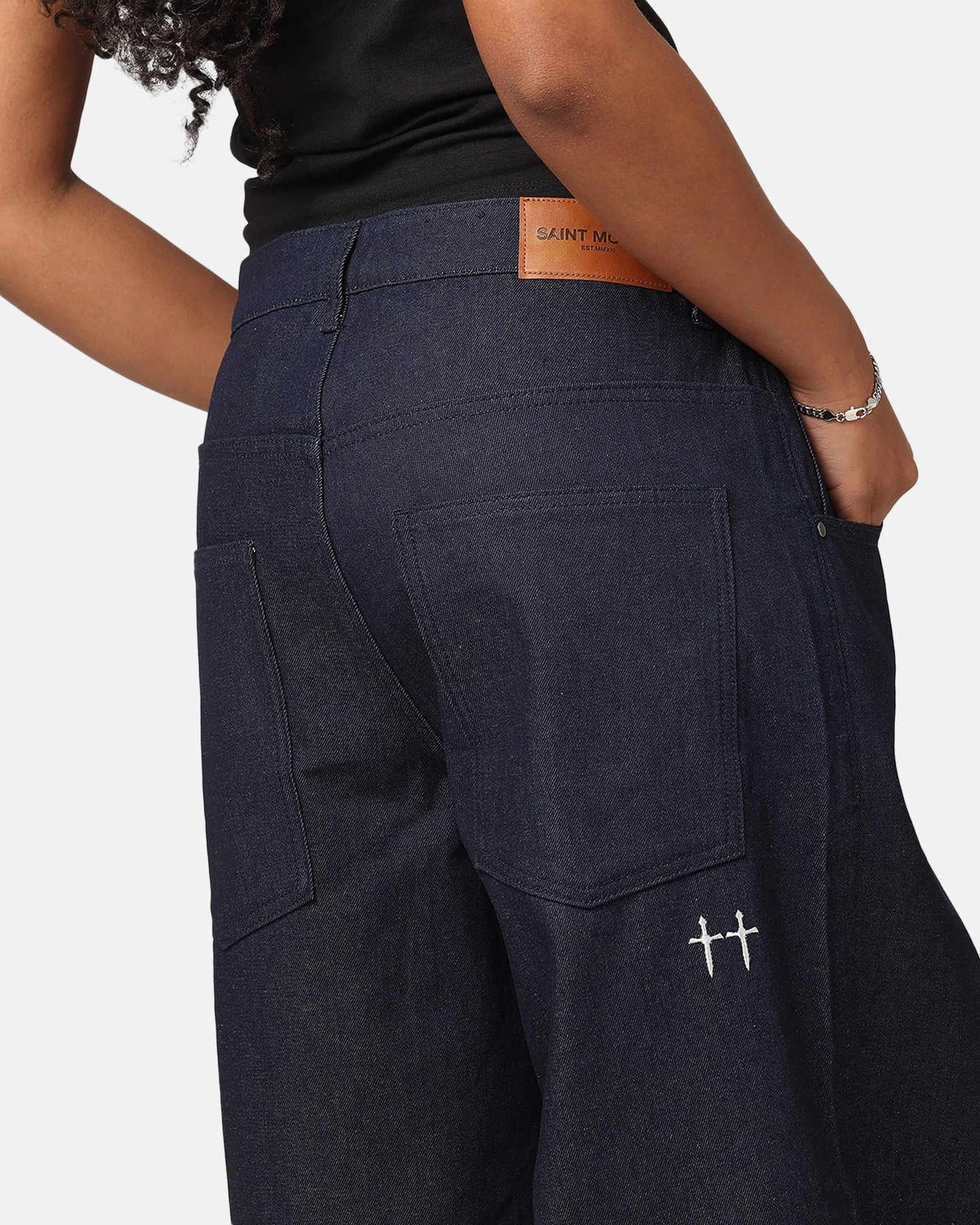 Saint Morta Amplus Jeans Indigo/Tan Go-To Garment