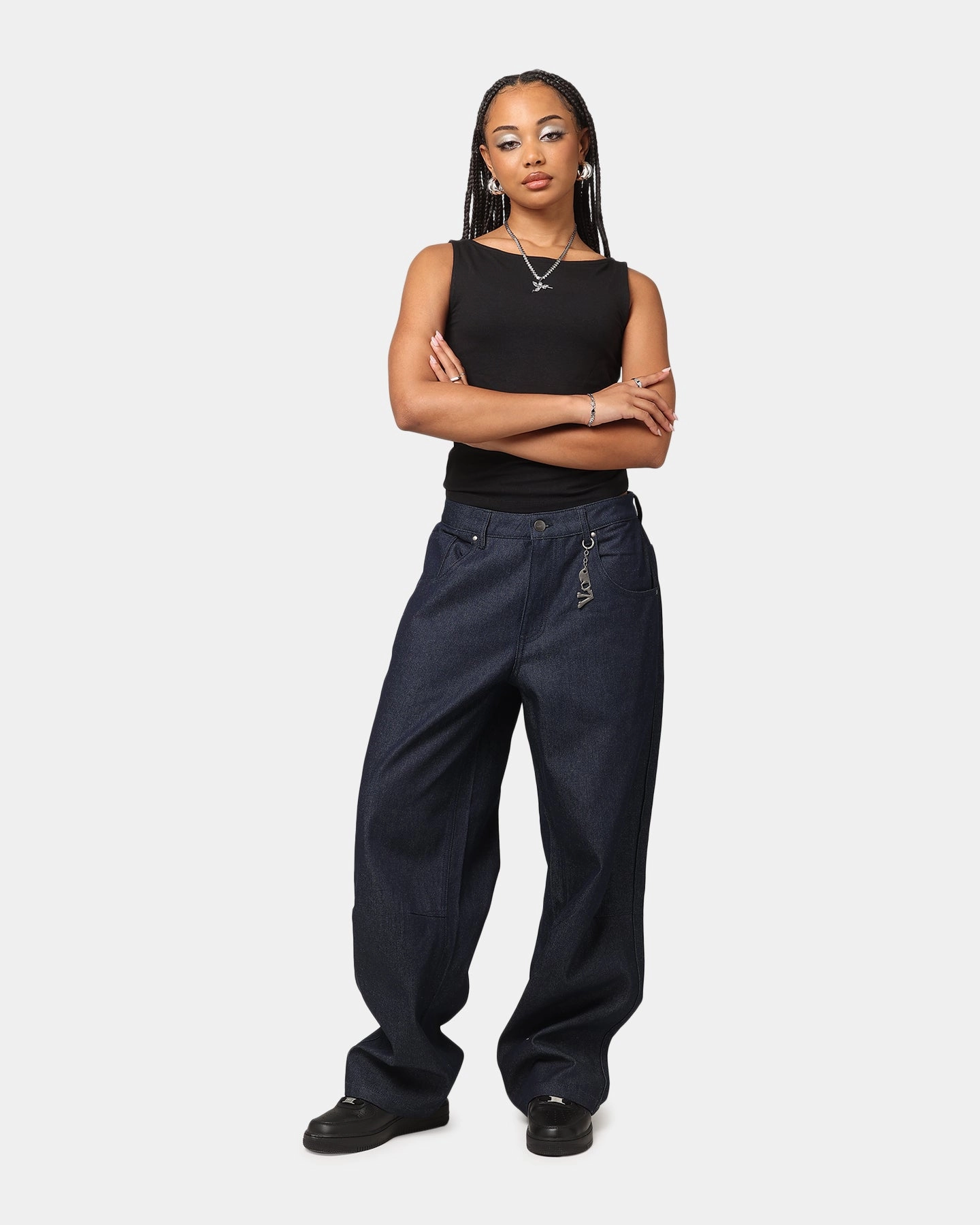 Stretch Comfort Street Mood Saint Morta Amplus Jeans Indigo/Tan