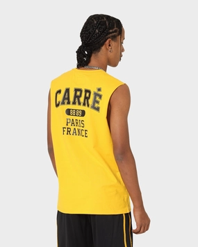 Carre Cours Muscle T-Shirt Yellow Light Fit Wear Chic and Soft