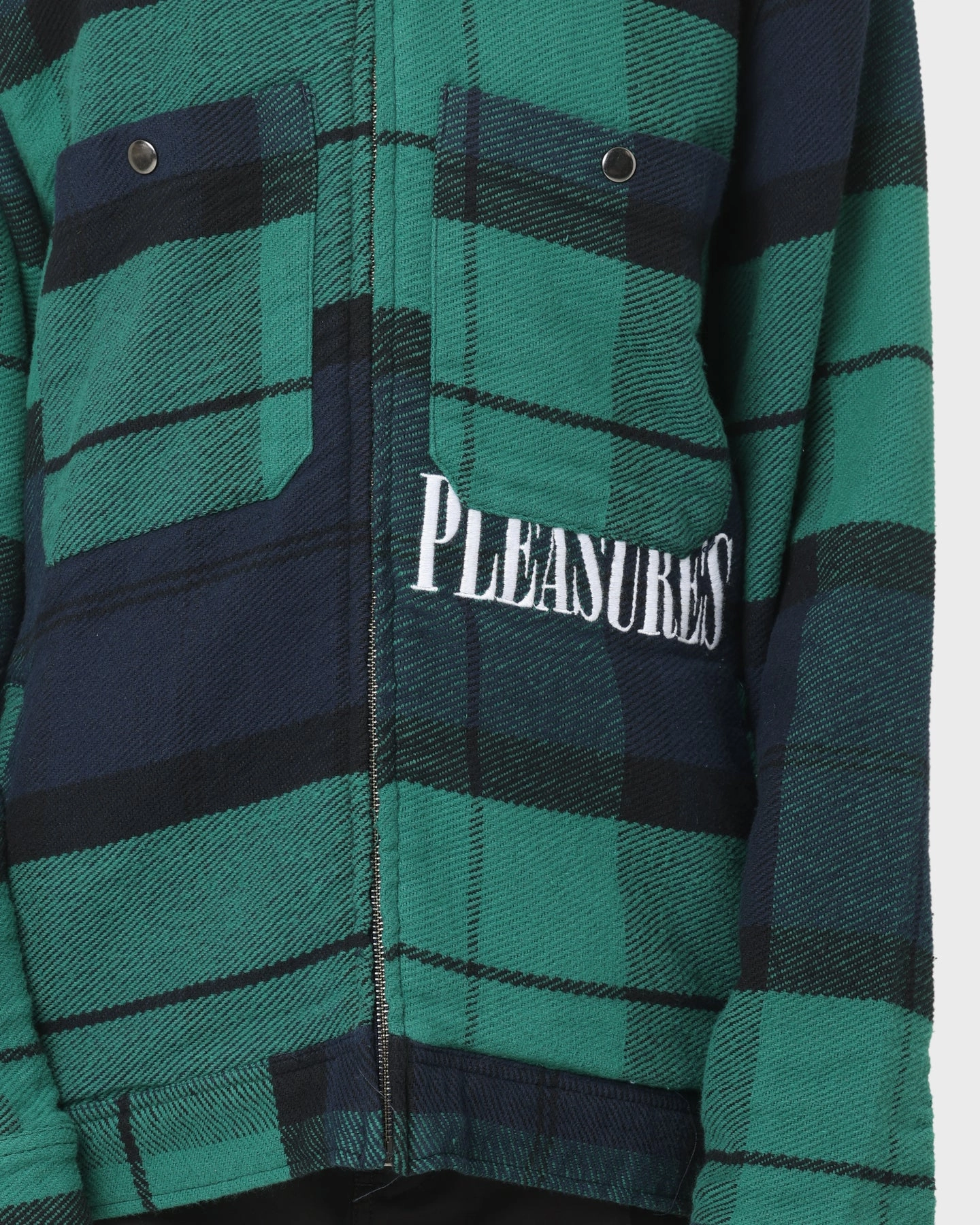 Heat Retention Technology HUF X Pleasures Blackwatch Work Jacket Navy