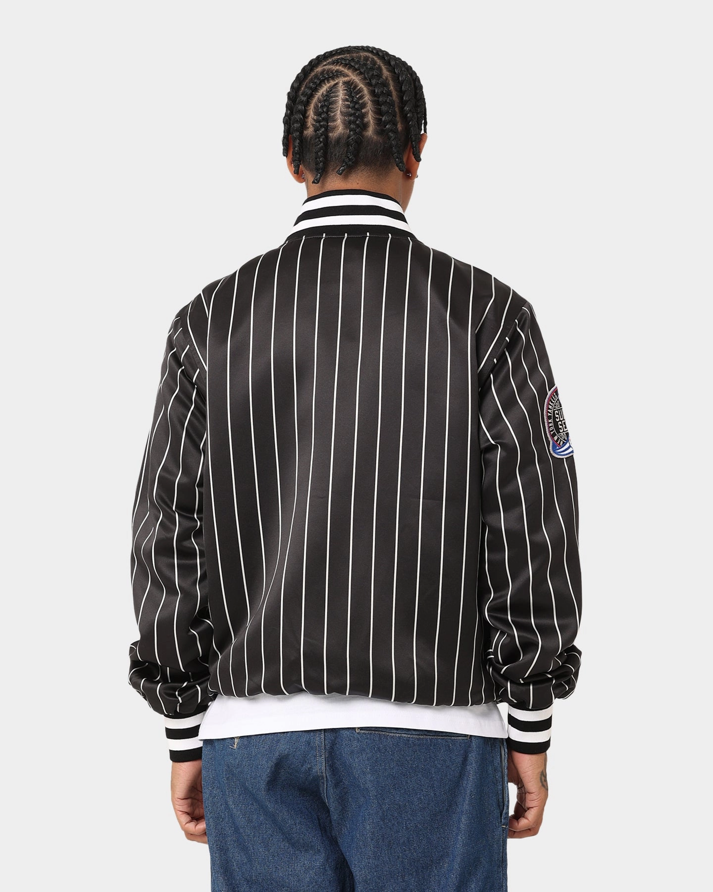 New Era New York Mets Varsity Jacket Black Bohemian