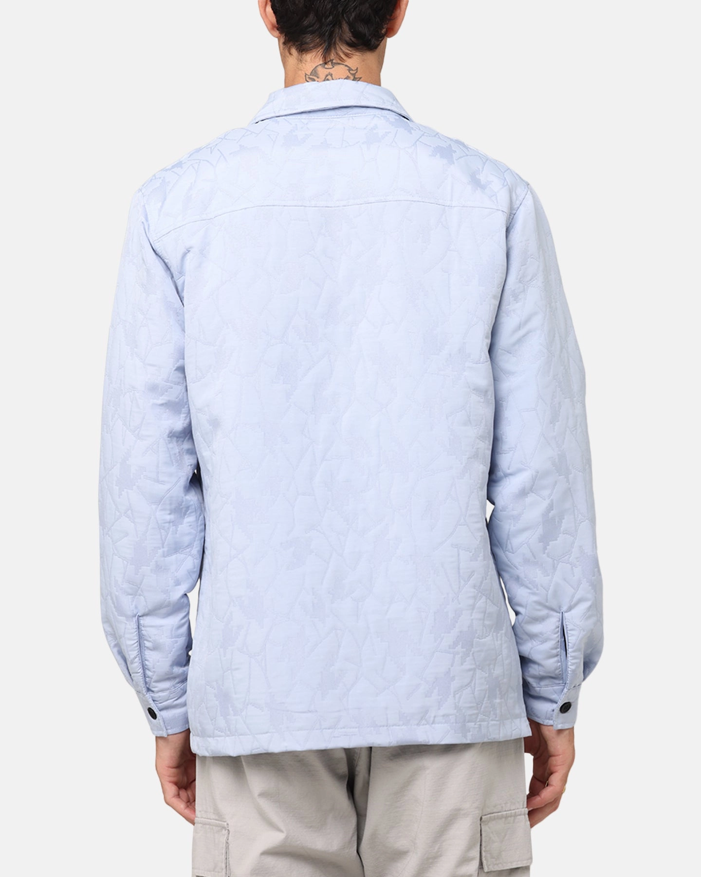 XXIII Nebula Textured Overshirt Blue Urban Edge