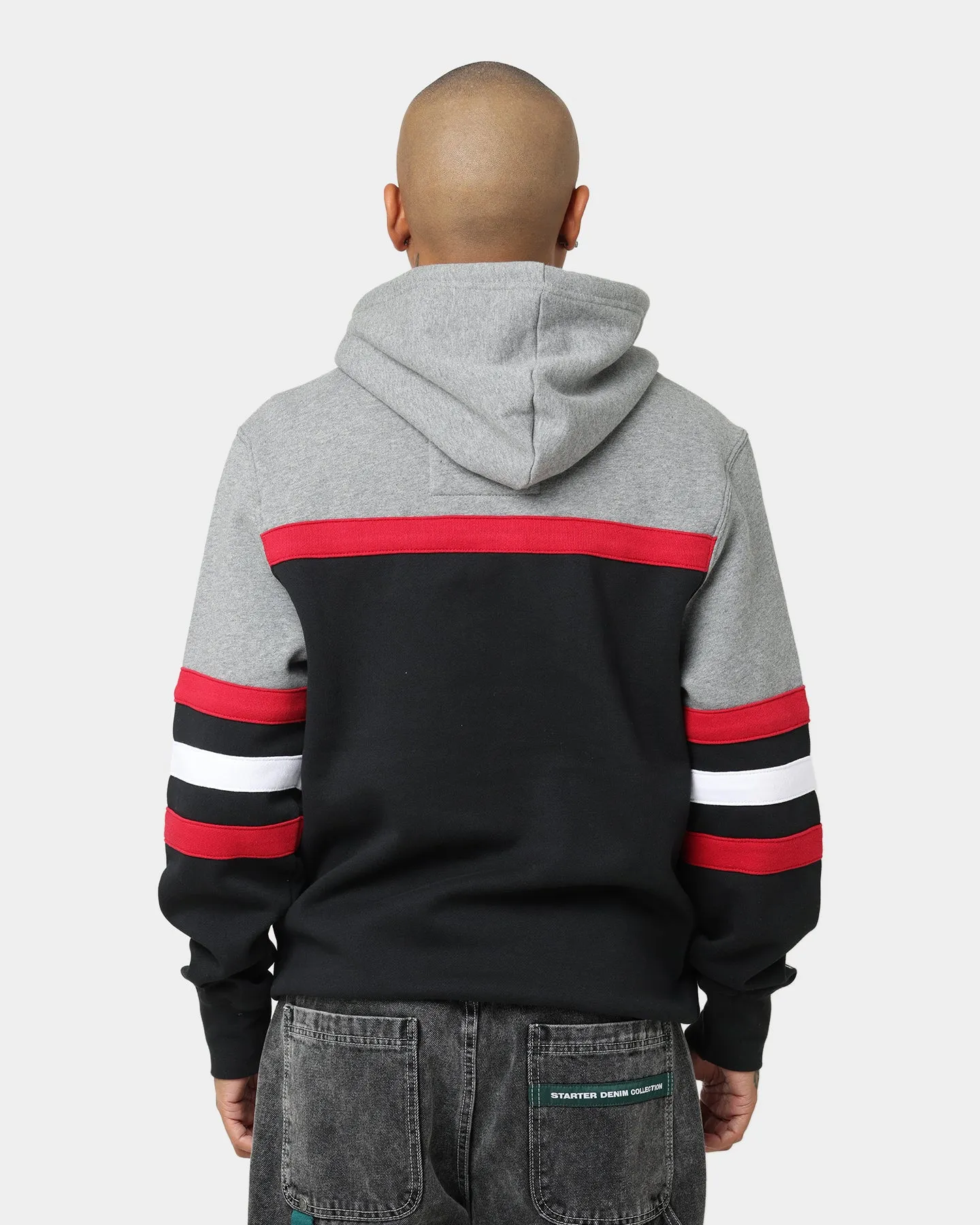 Mitchell & Ness Chicago Bulls Head Coach Hoodie Black Purse Windproof Technology