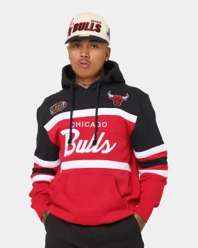 Mitchell & Ness Men's Chicago Bulls Head Coach Hoodie Black Versatile Layering