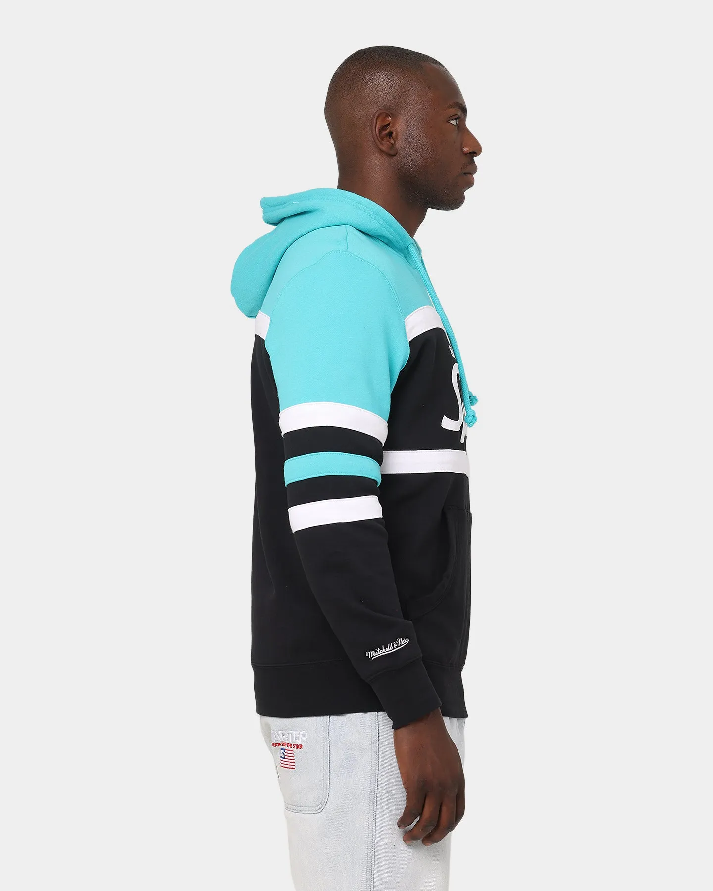 budget-friendly Mitchell & Ness San Antonio Spurs Head Coach Hoodie Teal