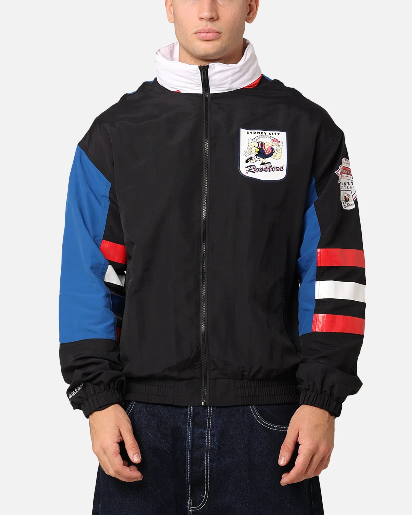 Mitchell & Ness Sydney Roosters Inaugural Season Spray Jacket Multicolour Sporty Design Stretchable