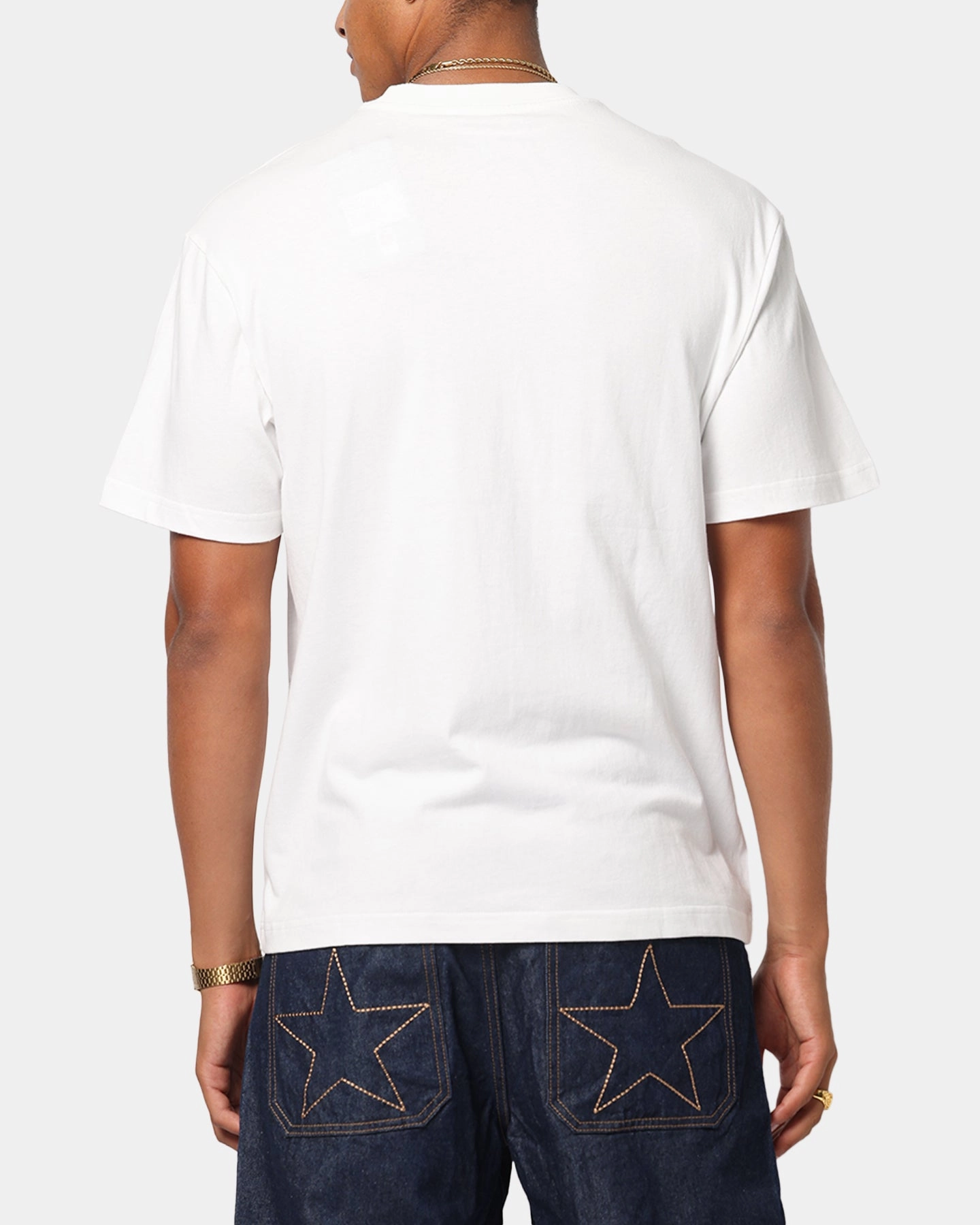 Mitchell & Ness Brisbane Lions Mascot T-Shirt Vintage White Sporty Vibe Casual Layers