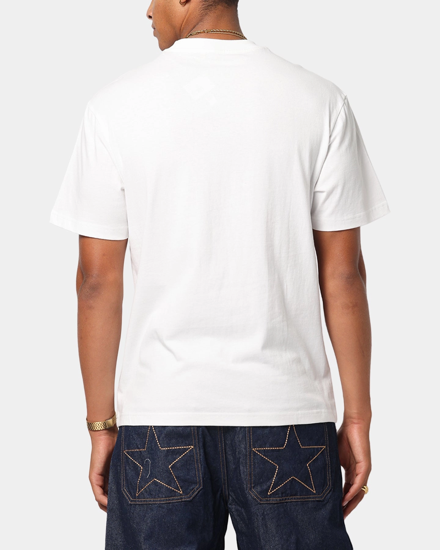 Mitchell & Ness Carlton Blues Mascot T-Shirt Vintage White Holiday Style Trend