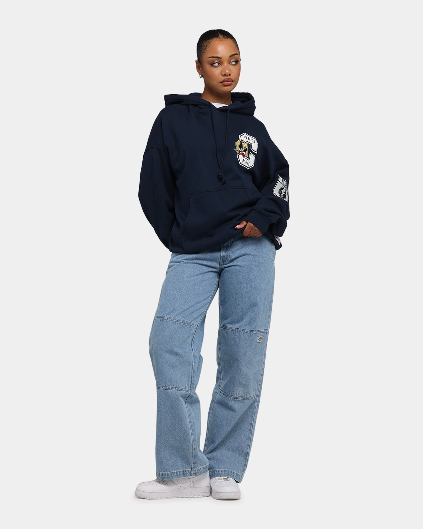 Outdoor Gear Party use Mitchell & Ness Carlton Blues Team Hoodie Navy