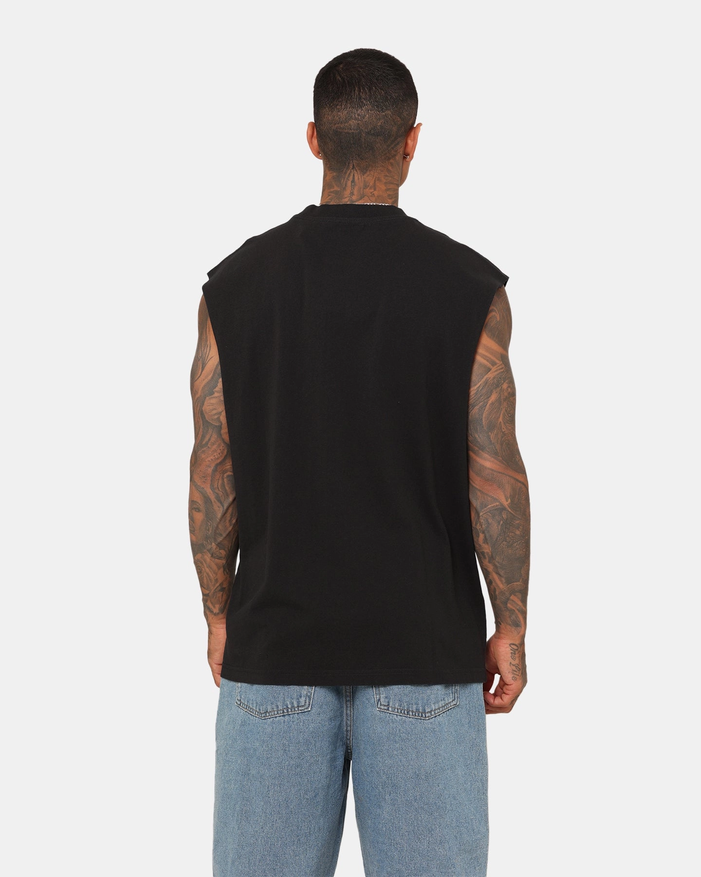 Classic Vibes Breathable Cotton Fabric Mitchell & Ness Chicago Bulls 1998 Finals Muscle T-Shirt Black