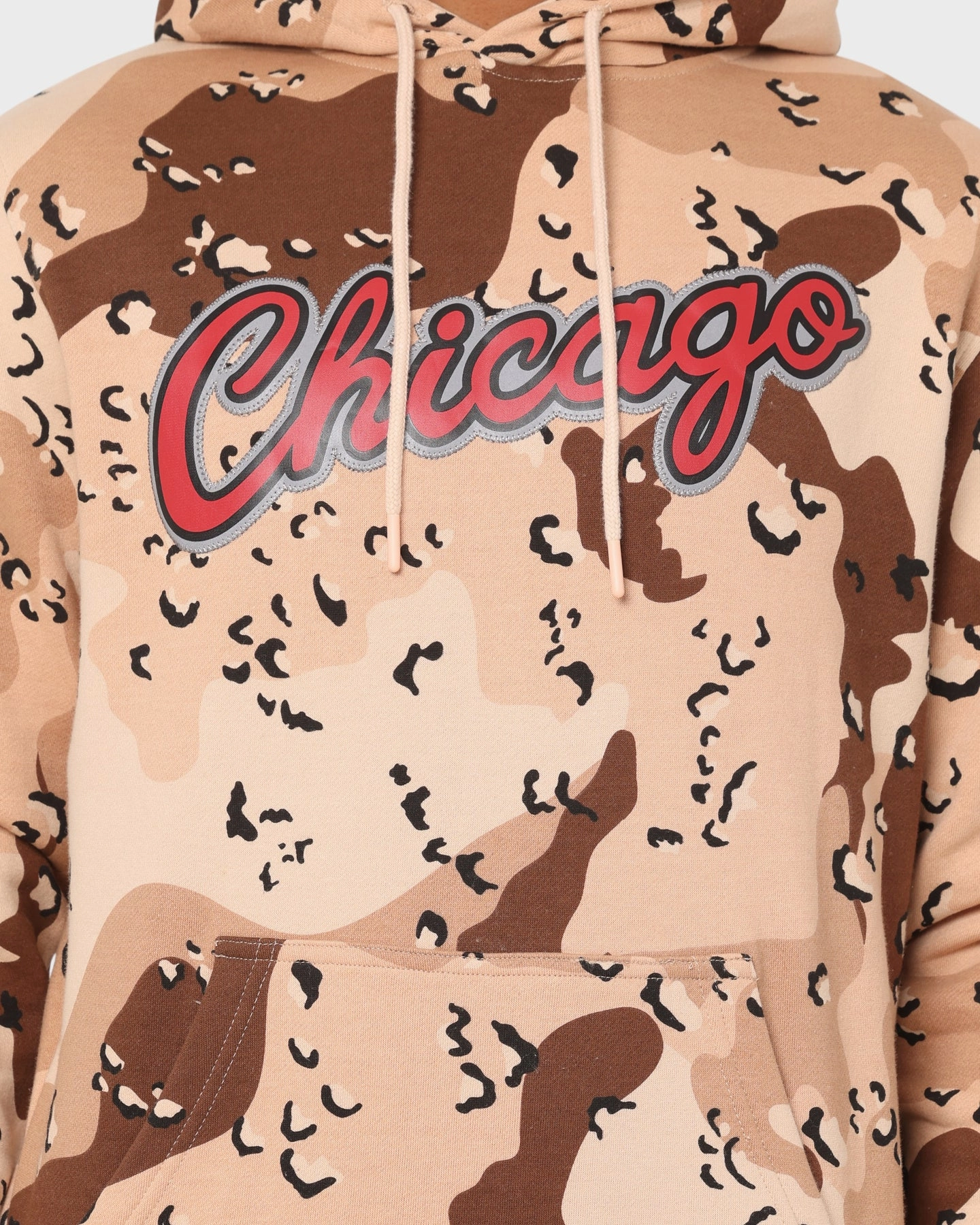 Mitchell & Ness Chicago Bulls Camo Reflective Hoodie Sand Camo Low Bulk Design Spark