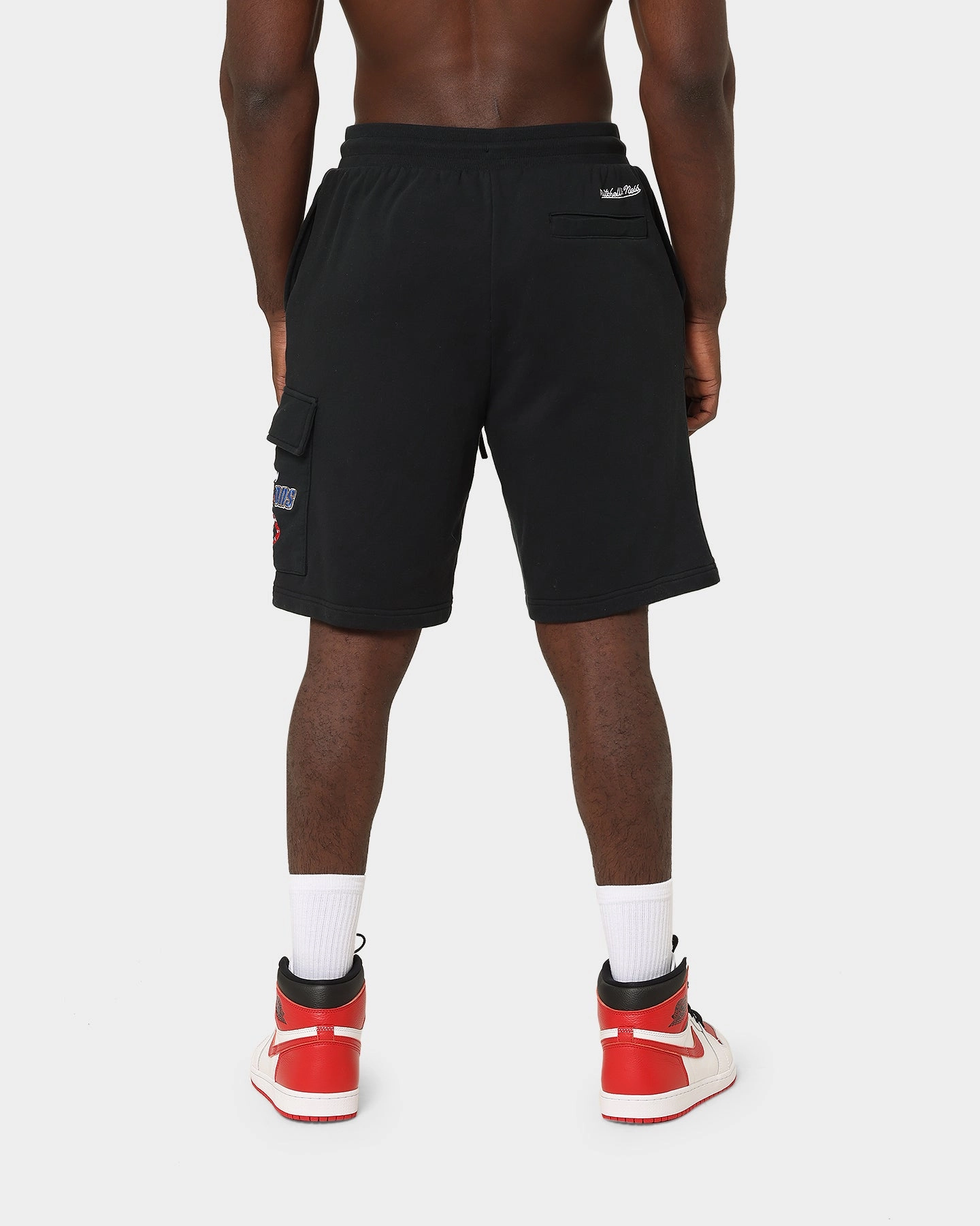 Mitchell & Ness Chicago Bulls Cargo Shorts Black Anti Chafe Seamless Sports use