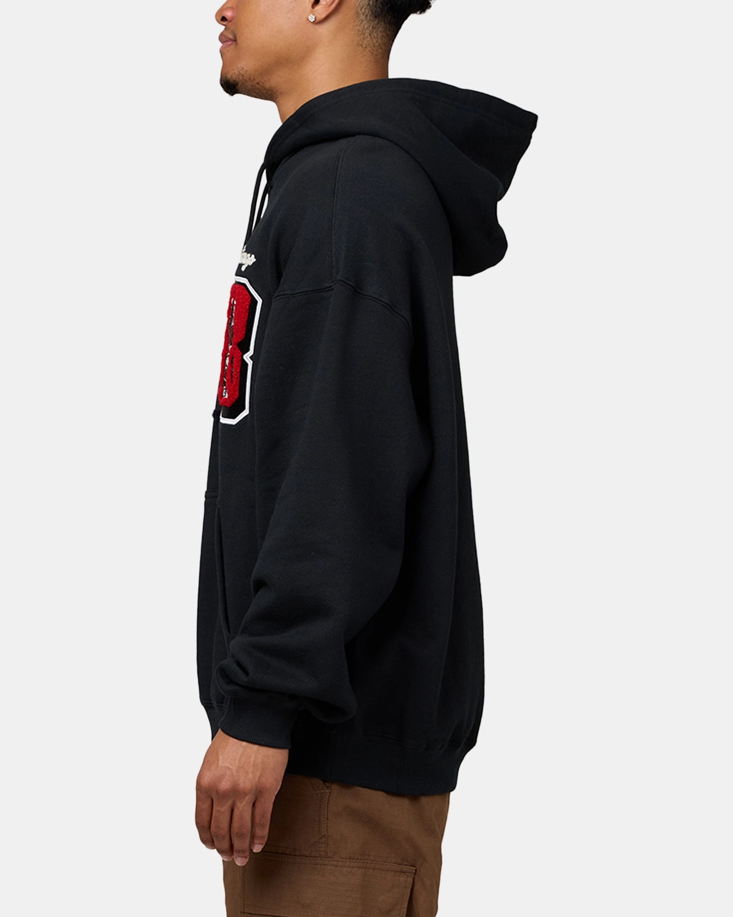 Mitchell & Ness Chicago Bulls Conference Hoodie Faded Black Grade Contacts