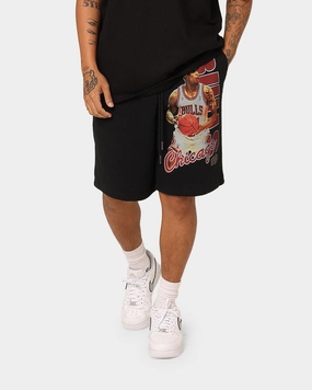 Mitchell & Ness Chicago Bulls Player Shorts Black low waisted maternity option