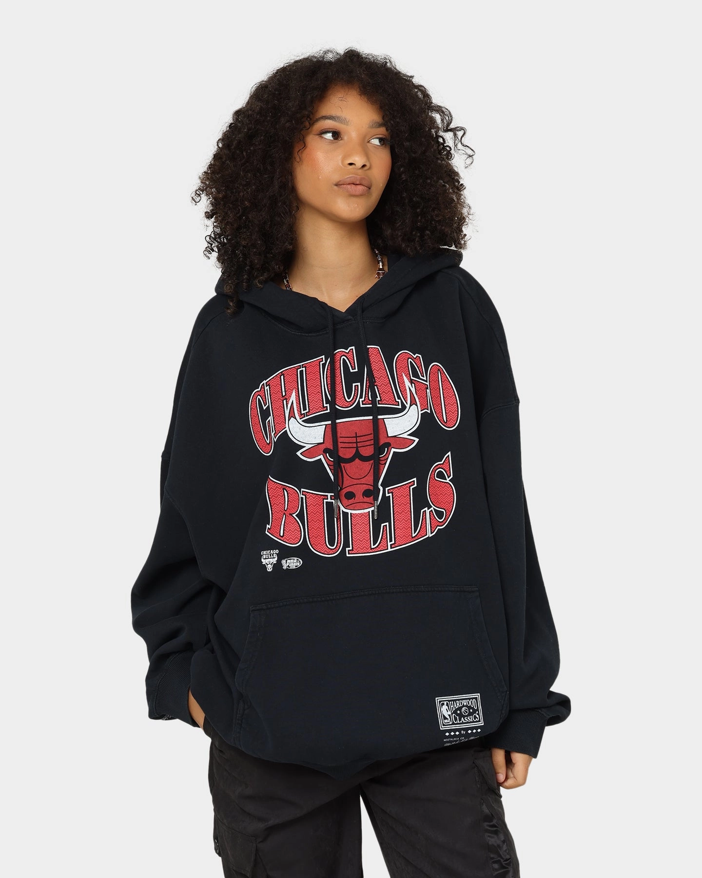 Produce Mitchell & Ness Chicago Bulls Point Guard Hoodie Faded Black