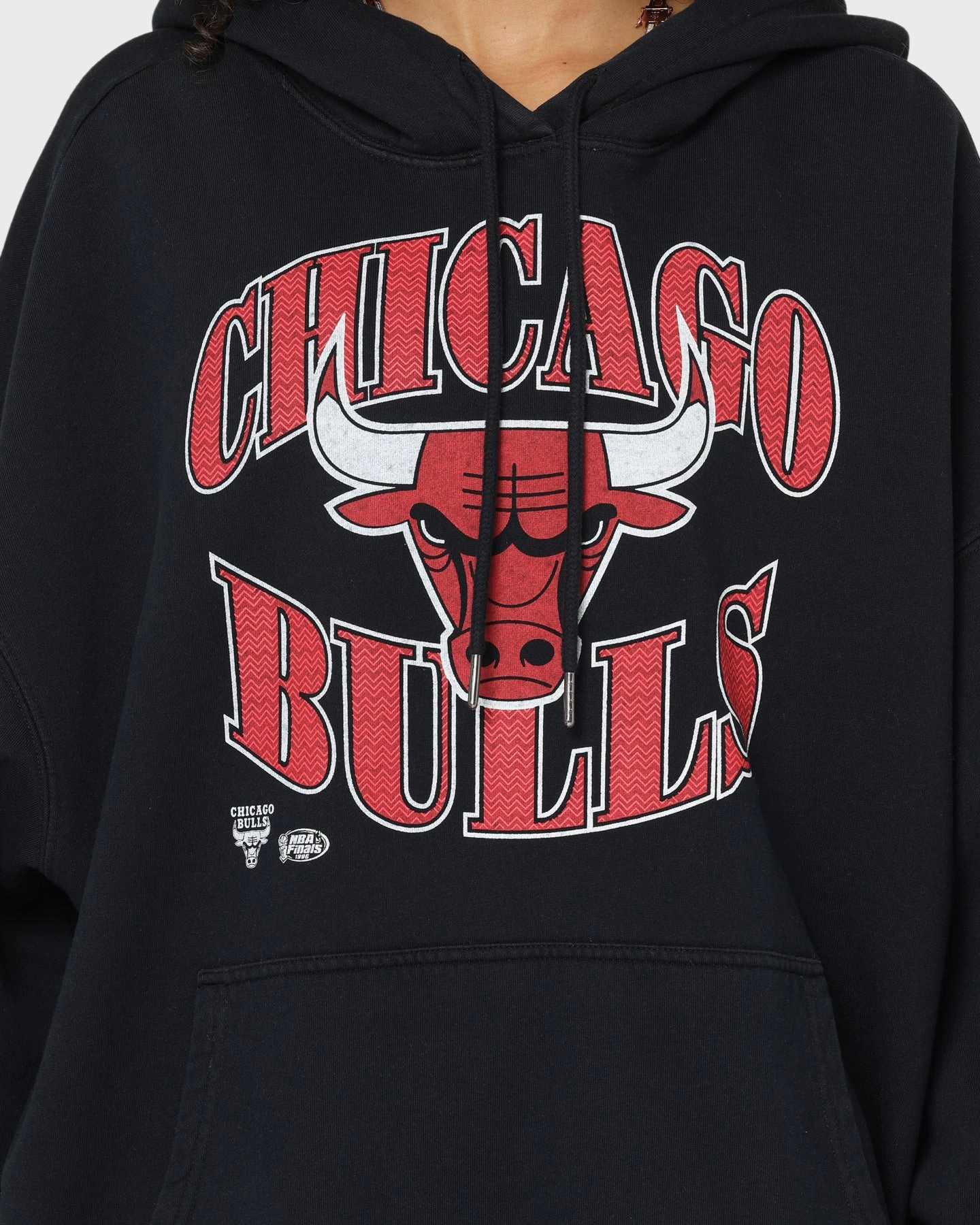 Mitchell & Ness Chicago Bulls Point Guard Hoodie Faded Black rainy Fashion Week