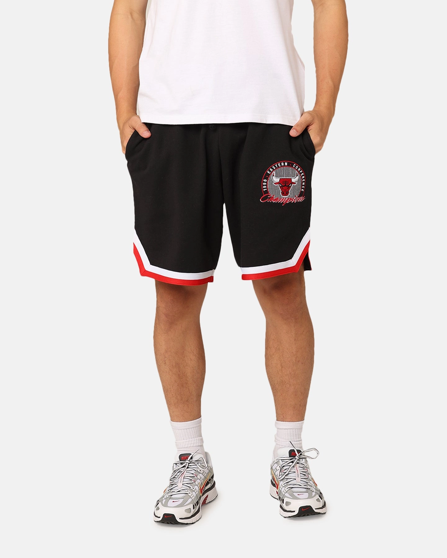 Mitchell & Ness Chicago Bulls Shooting Shorts Black Contemporary Design