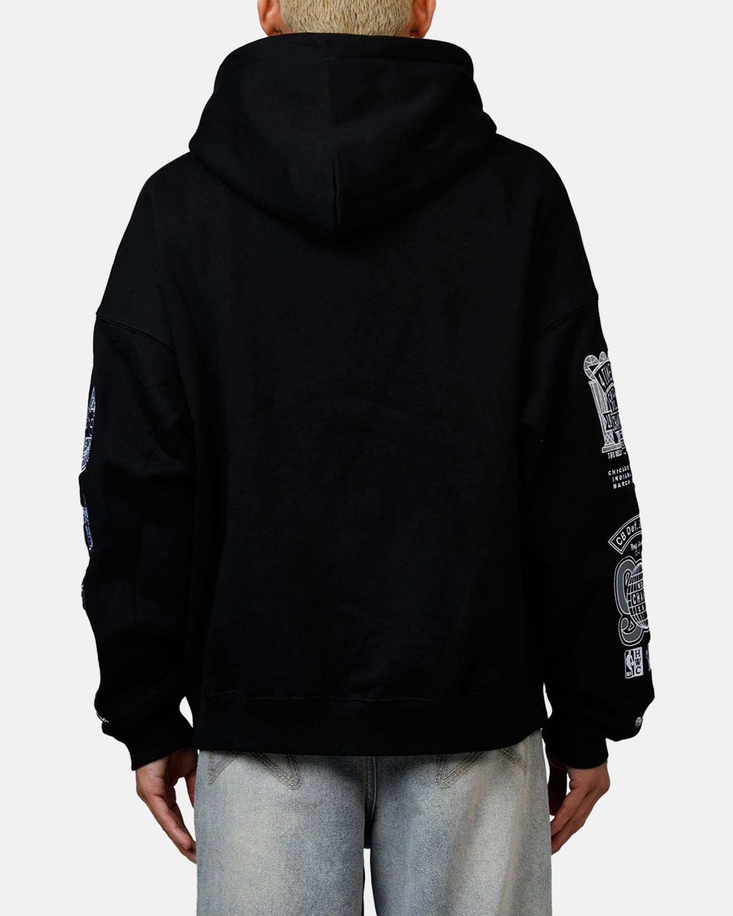 Mitchell & Ness Chicago Bulls The Best Ever Anywhere Hoodie Black Durable Zippers