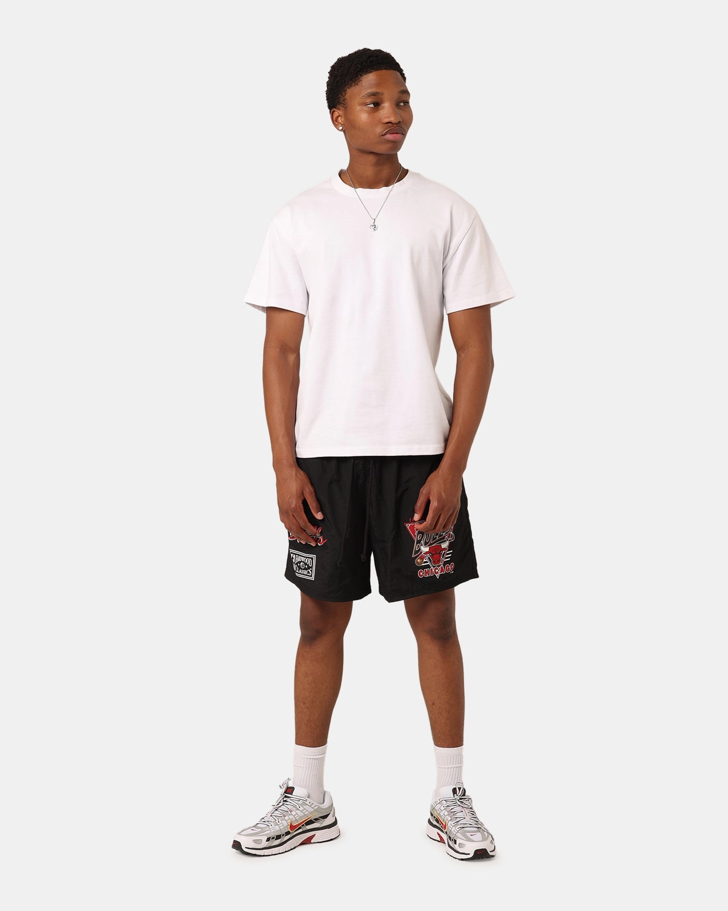 Mitchell & Ness Chicago Bulls Tri 2.0 Shorts Black Sporty Style Compression Support Layer