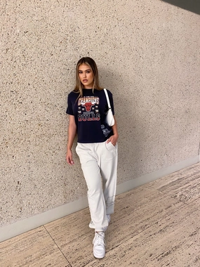 Breathable mesh panel Mitchell & Ness Chicago Bulls Vintage Champ Tee Black