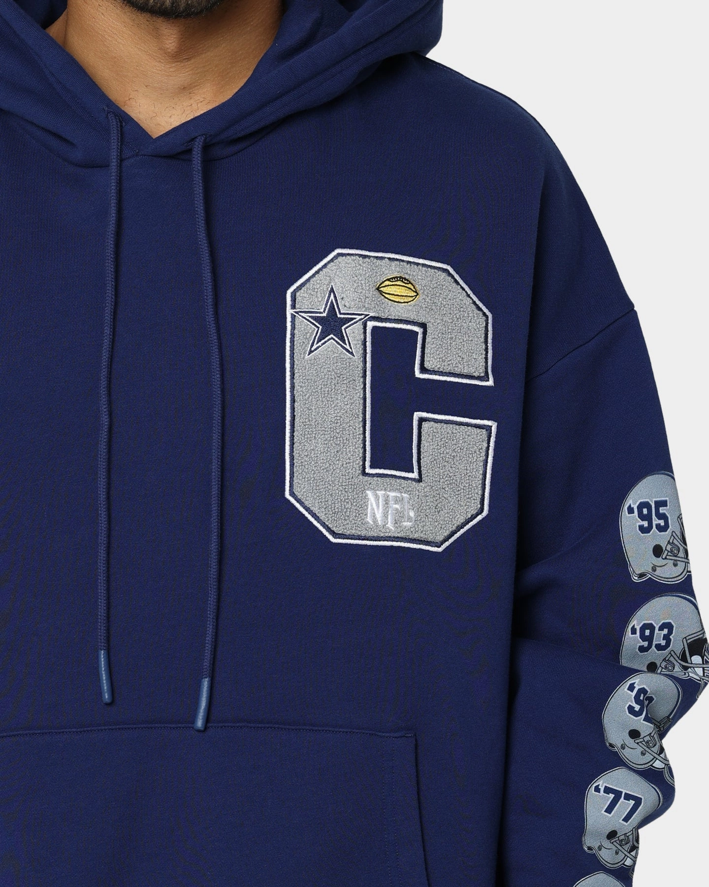 Unisex suitable for fashion contests Mitchell & Ness Dallas Cowboys Superbowl Champions Hoodie Faded Navy