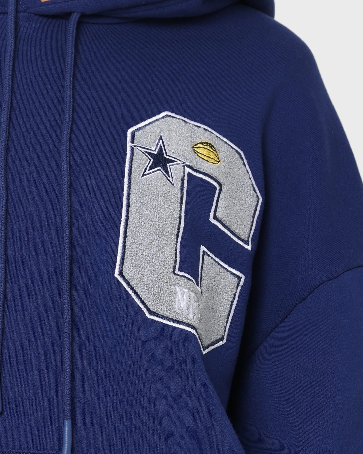 Mitchell & Ness Dallas Cowboys Superbowl Champions Hoodie Faded Navy Softshell Fabric