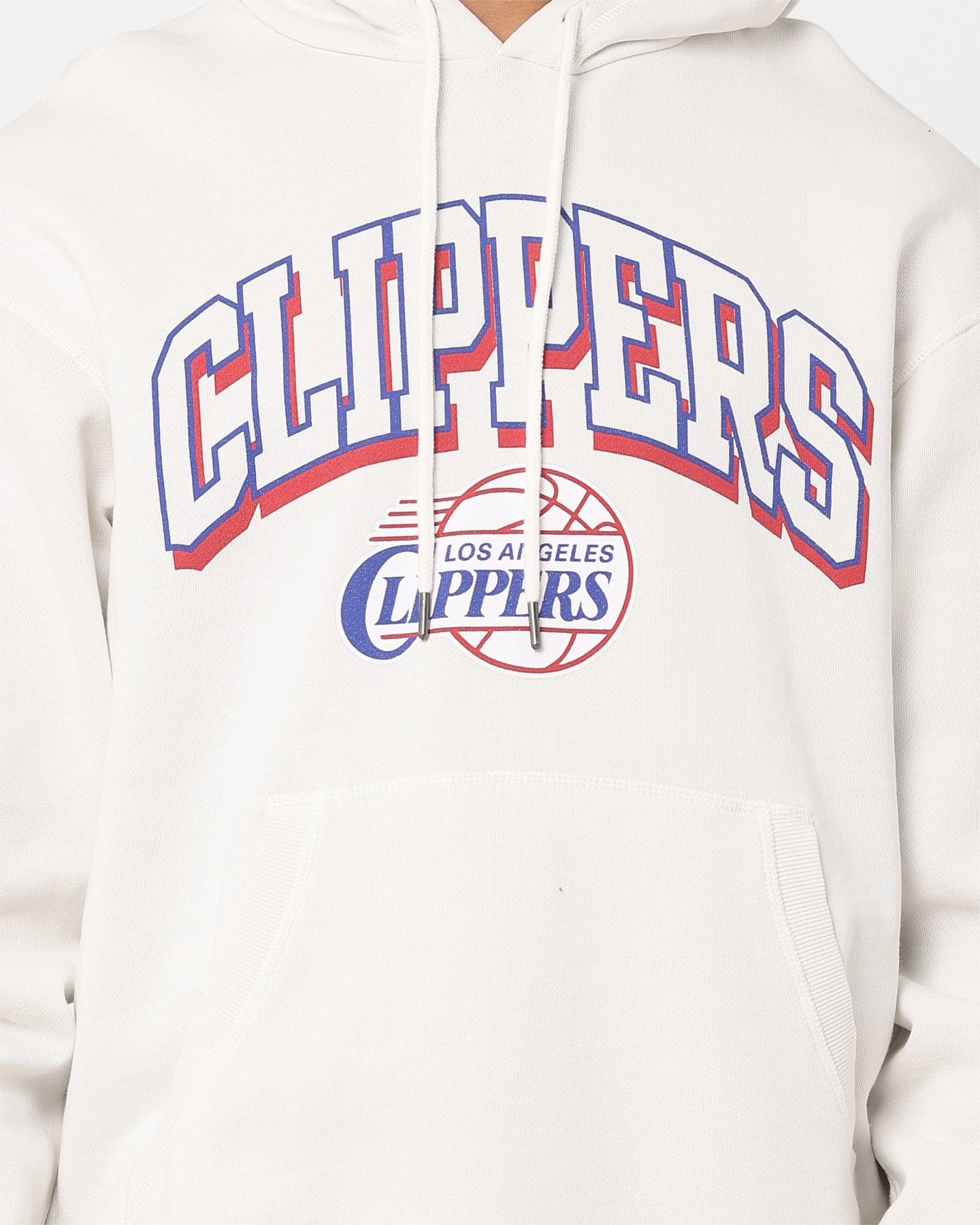 Mitchell & Ness Los Angeles Clippers Vintage Keyline Logo Hoodie Vintage White kind