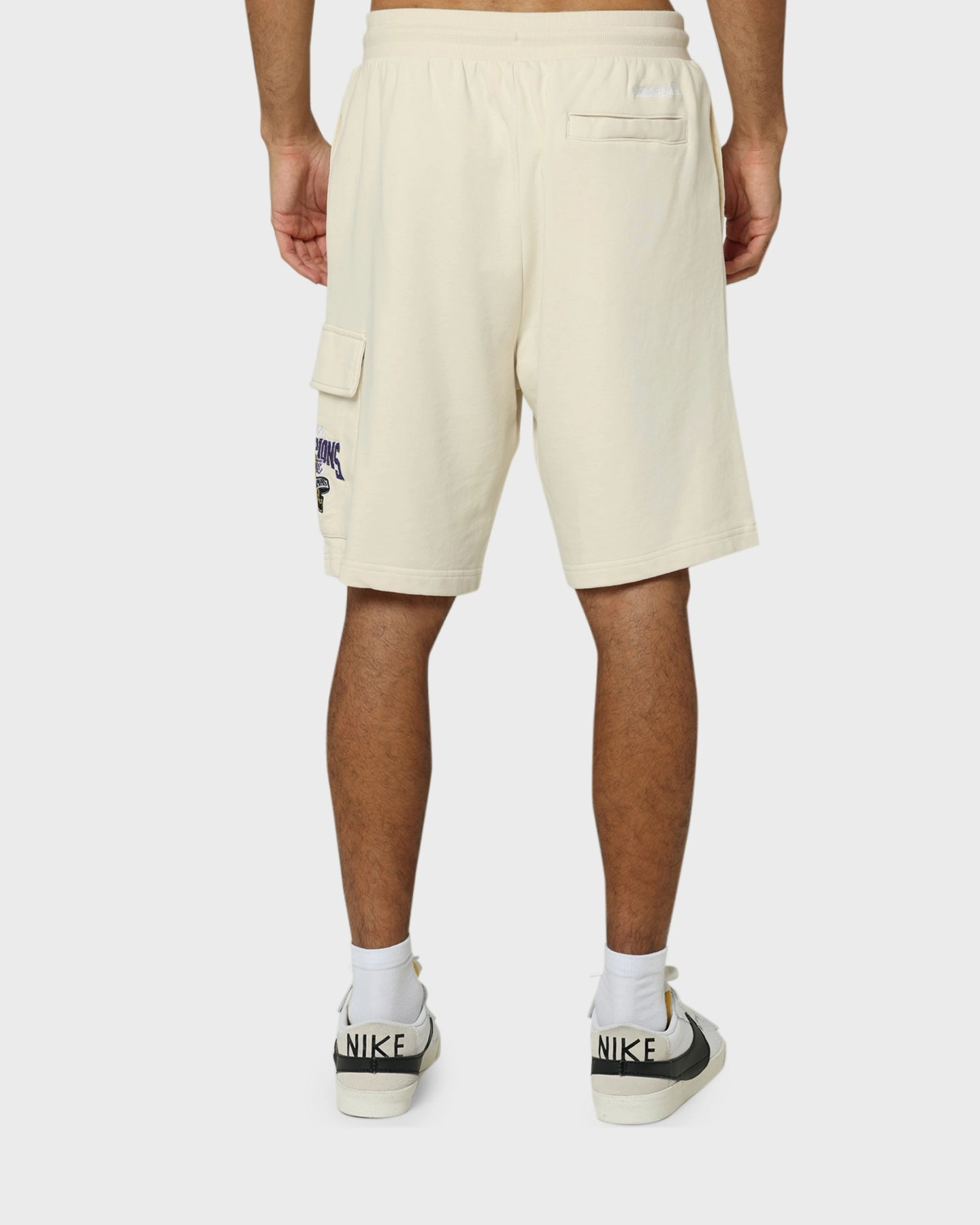 Simple Fit lounging clothes Mitchell & Ness Los Angeles Lakers Cargo Shorts Khaki
