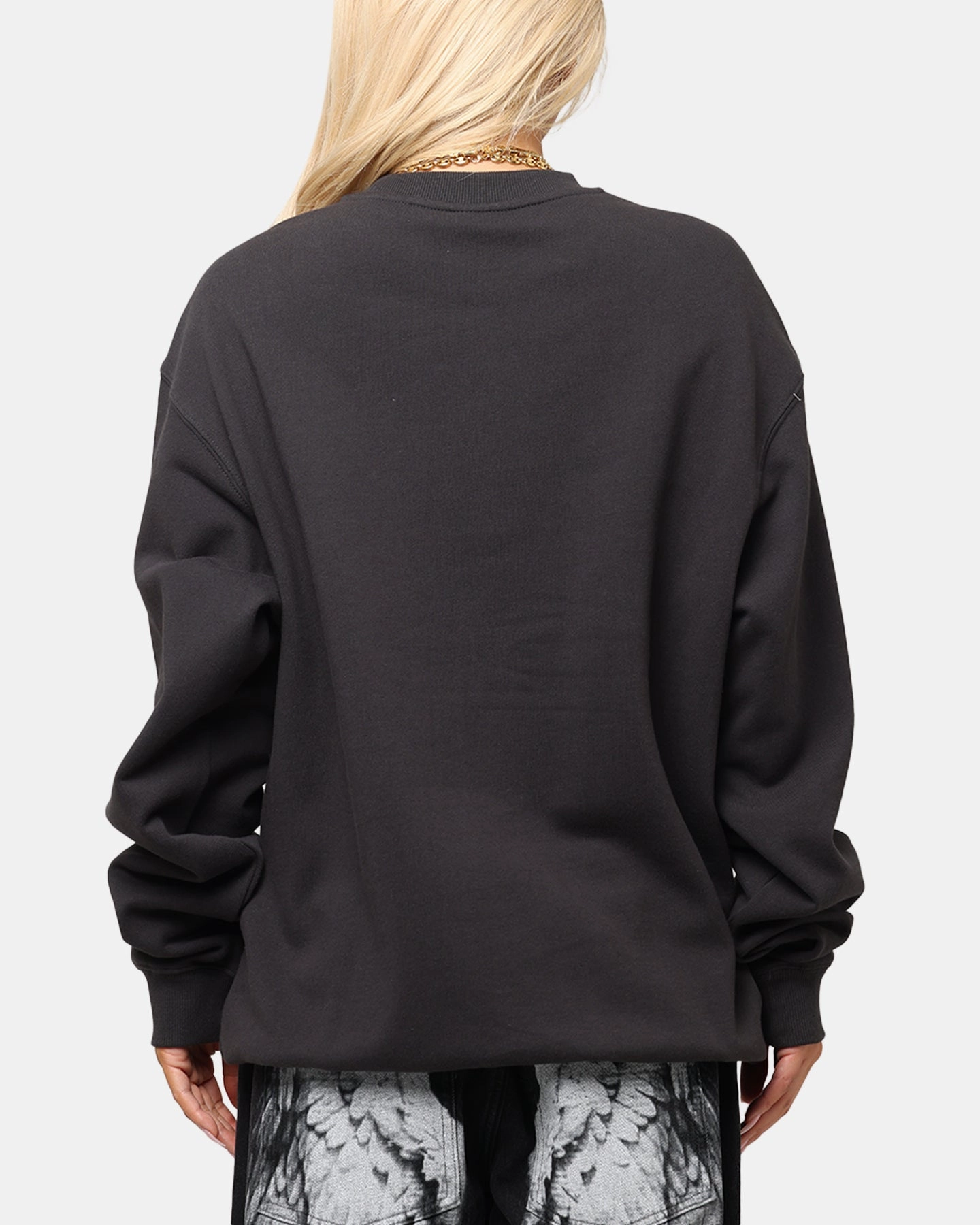 Chilly Day Essentials Stretch Knit Technology Mitchell & Ness Los Angeles Lakers Shaquille O'Neal Slam Magazine Crewneck Faded Black