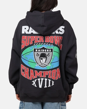 Mitchell & Ness Los Angeles Raiders Super Bowl World Hoodie Faded Black Procedure Save