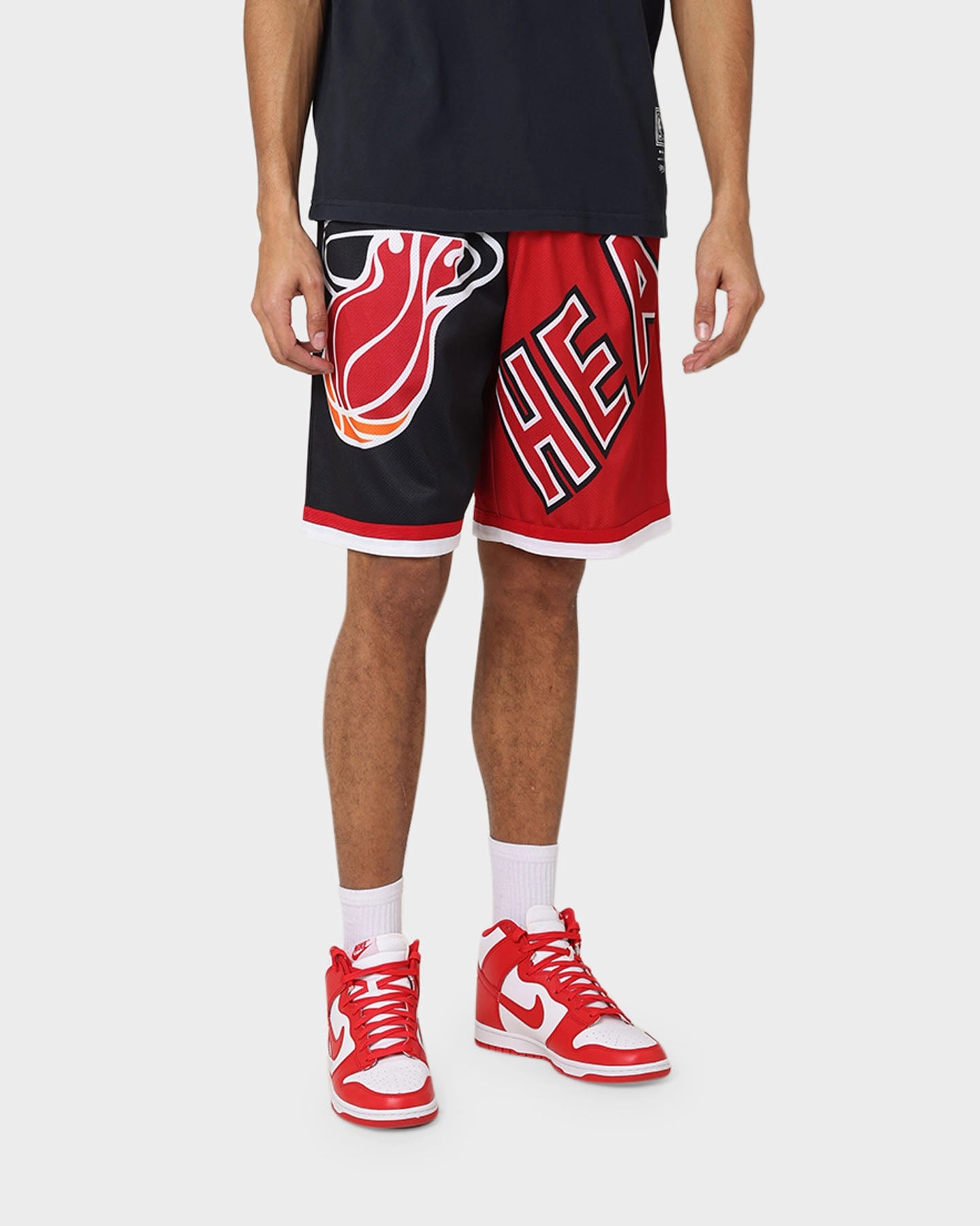 Mitchell & Ness Miami Heat Big Face 5.0 Shorts Black food industry