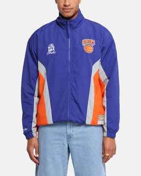 Brand Music Mitchell & Ness New York Knicks Nylon Track Jacket Blue/Orange