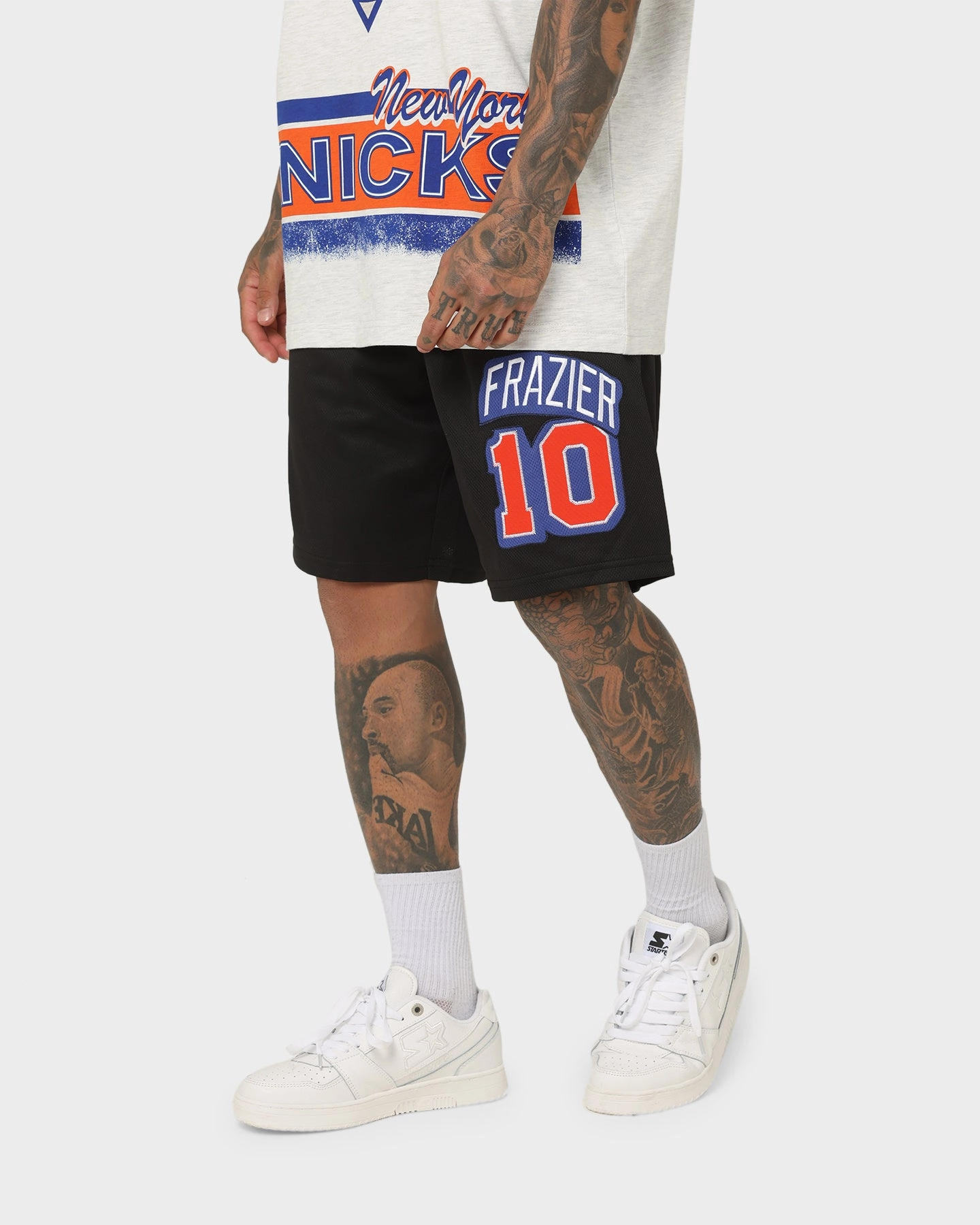 Mitchell & Ness New York Knicks Vintage Jersey Shorts Faded Black Multi Directional Flex Zones