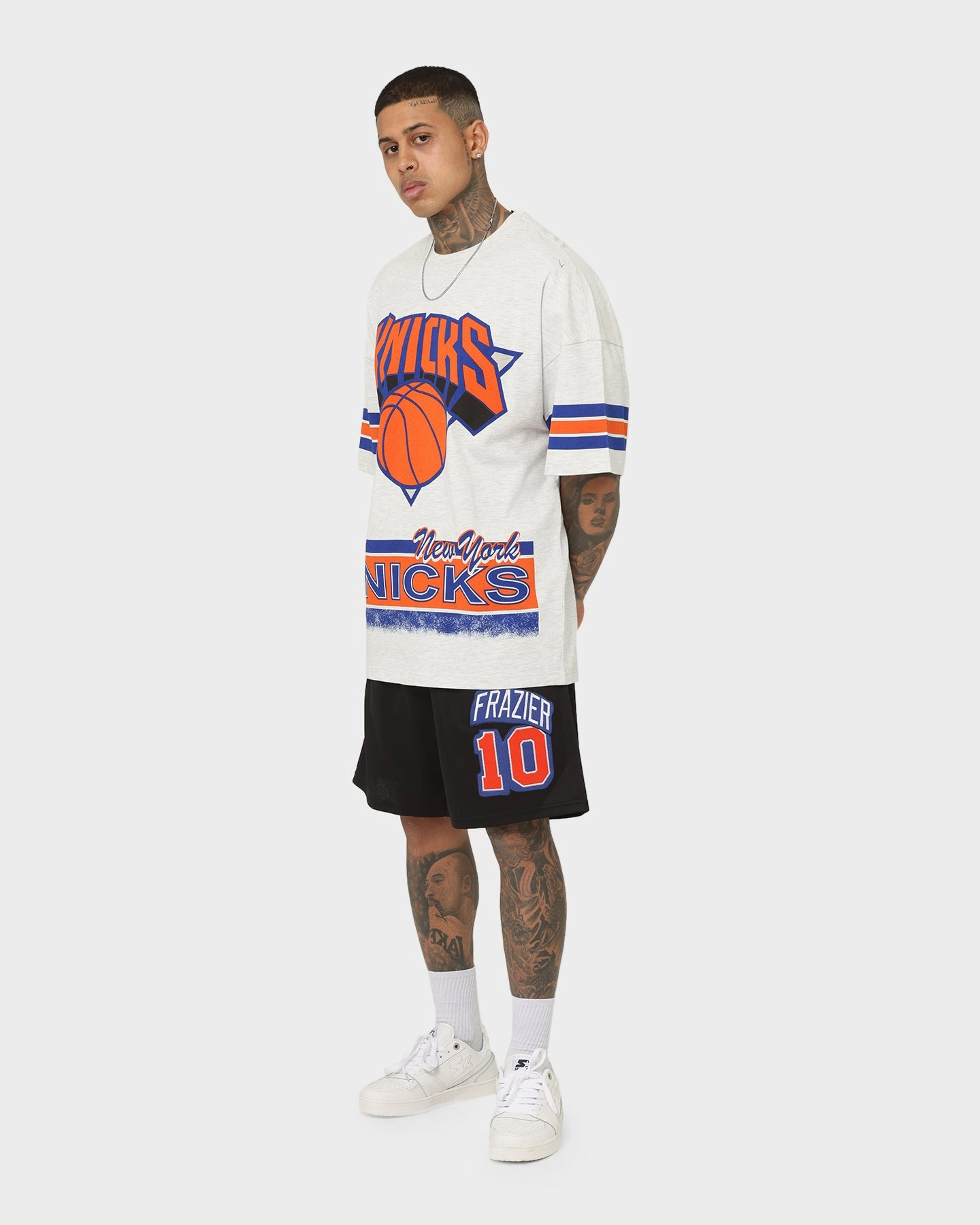 Stain-Resistant Performance Wear Mitchell & Ness New York Knicks Vintage Jersey Shorts Faded Black