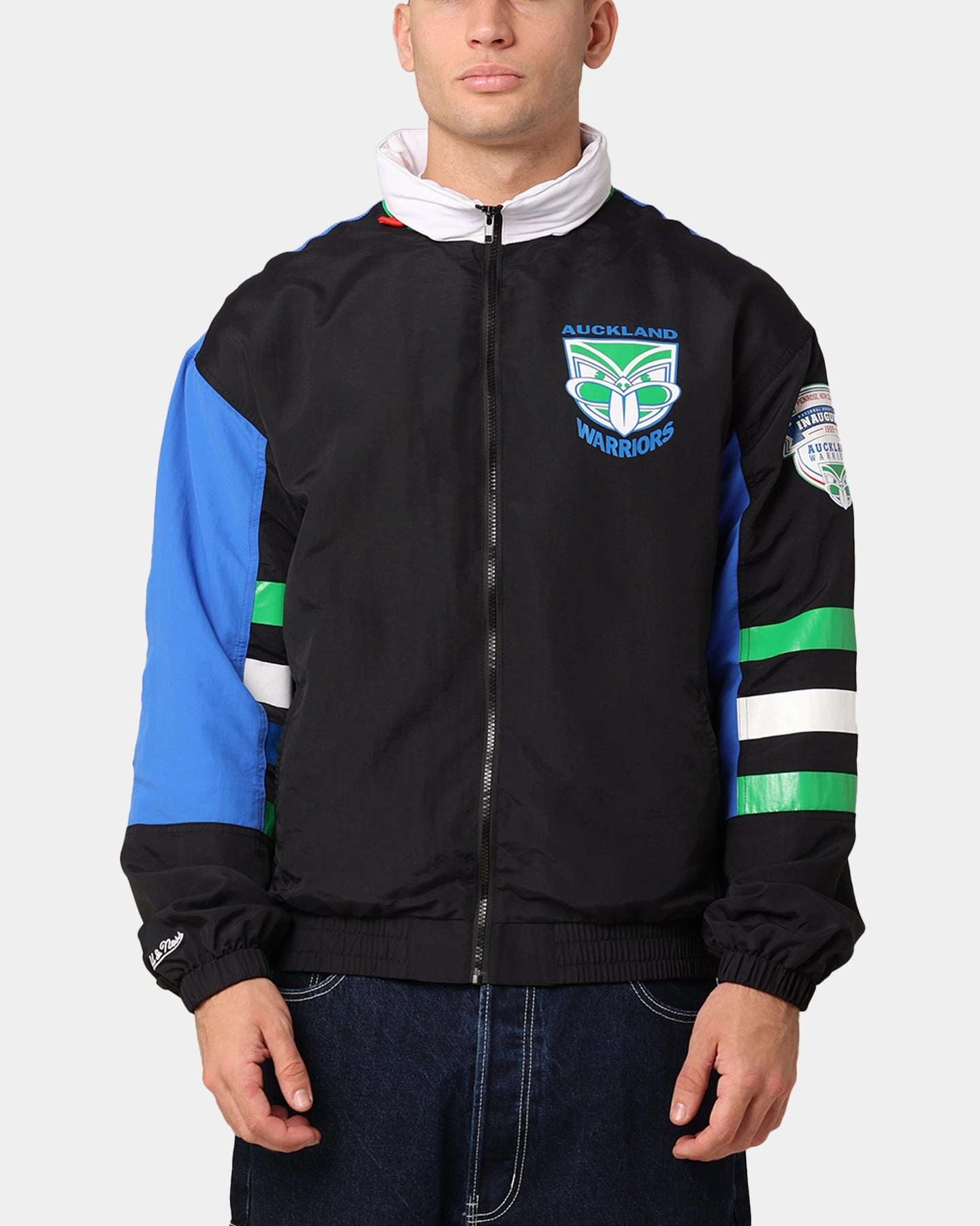 Mitchell & Ness New Zealand Warriors Inaugural Season Spray Jacket Multicolour Versatile Outerwear