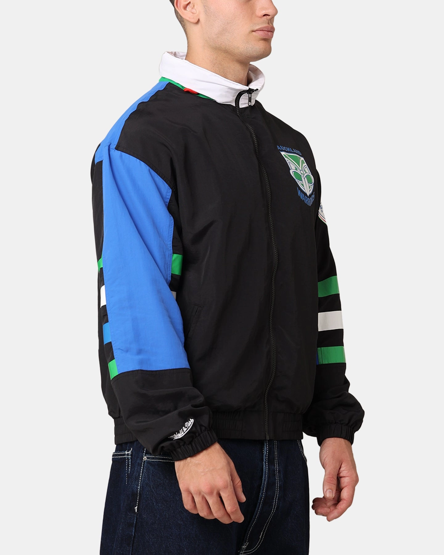 Comfort Focused Design Mitchell & Ness New Zealand Warriors Inaugural Season Spray Jacket Multicolour