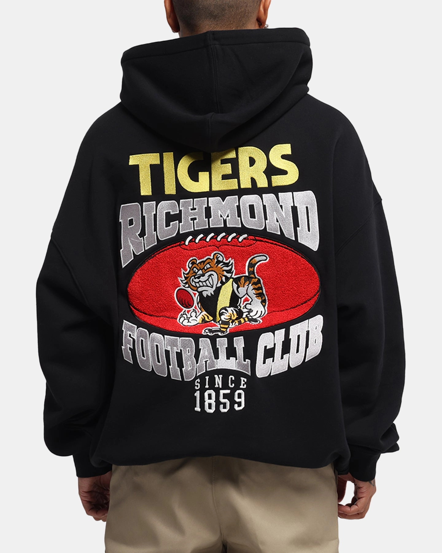 Mitchell & Ness Richmond Tigers Team Hoodie Solid Black Plan
