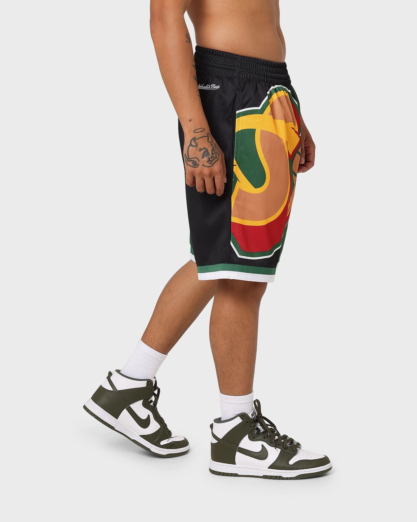 Daywear Mitchell & Ness Seattle Supersonics Big Face Shorts 5.0 Black