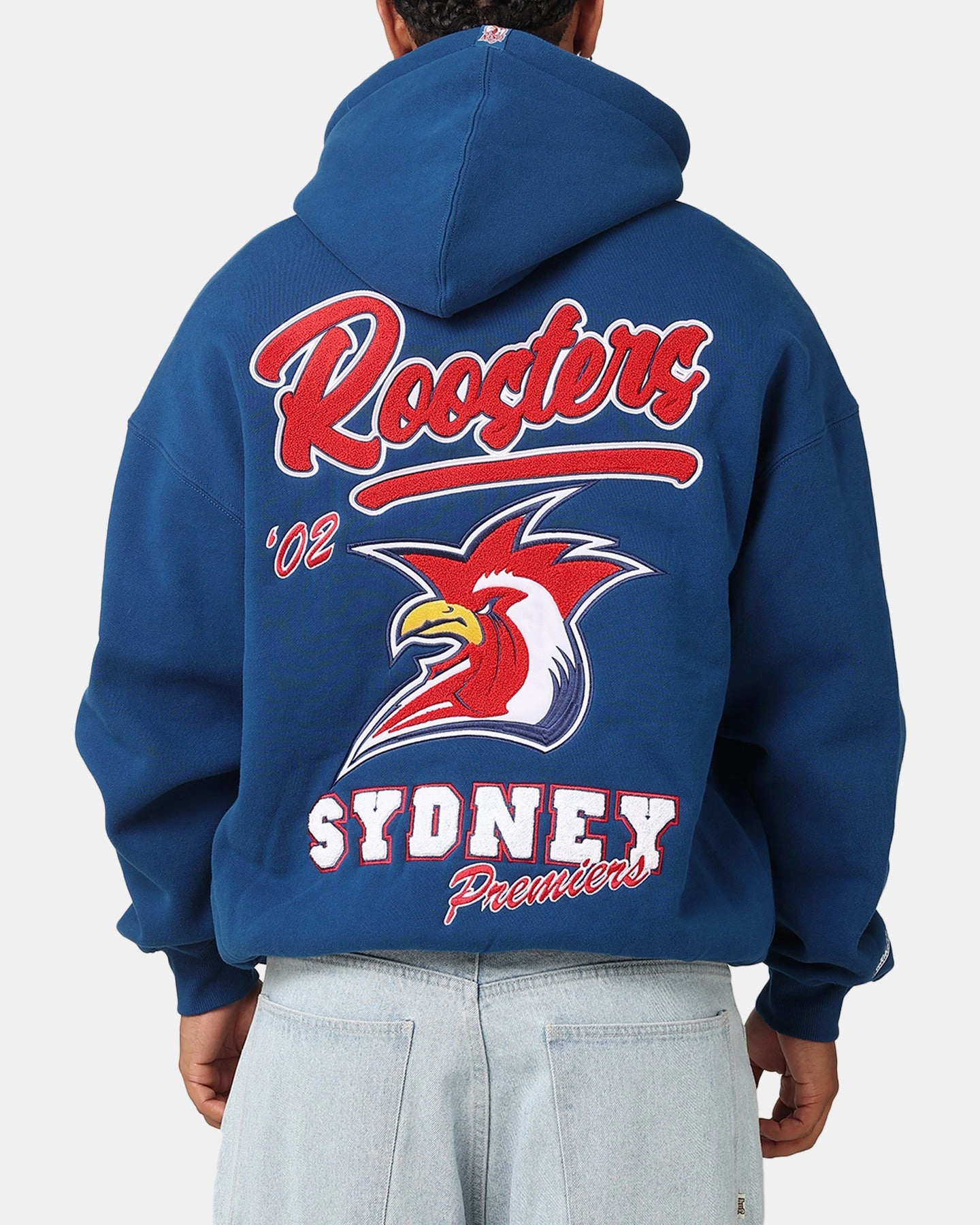 Warm Weather Wear All-Season Wear Mitchell & Ness Sydney Roosters 2002 Premiers Hoodie Navy