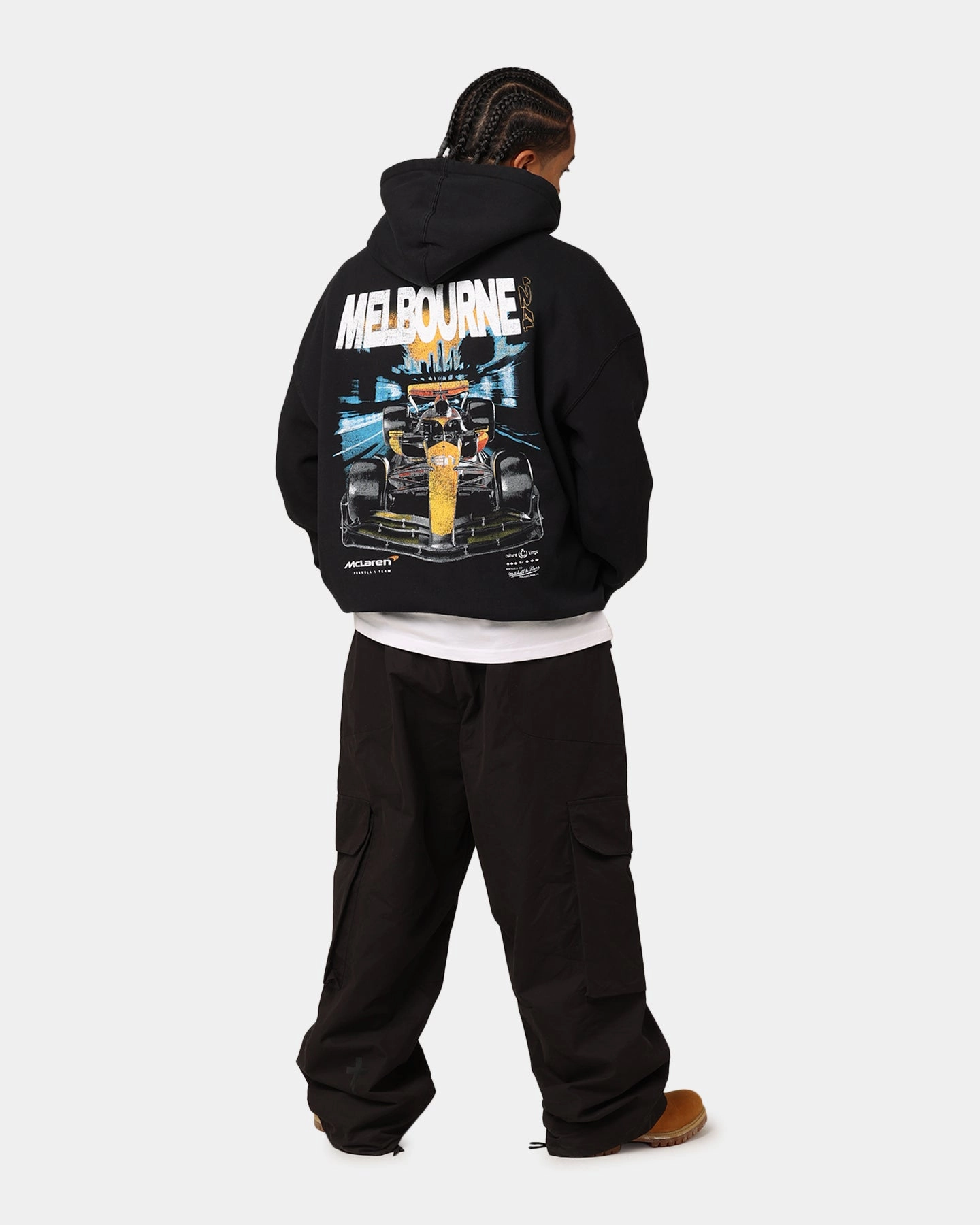 Mitchell & Ness X McLaren Oscar Piastri #81 Track Hoodie Faded Black Practical Jacket wedding ceremony